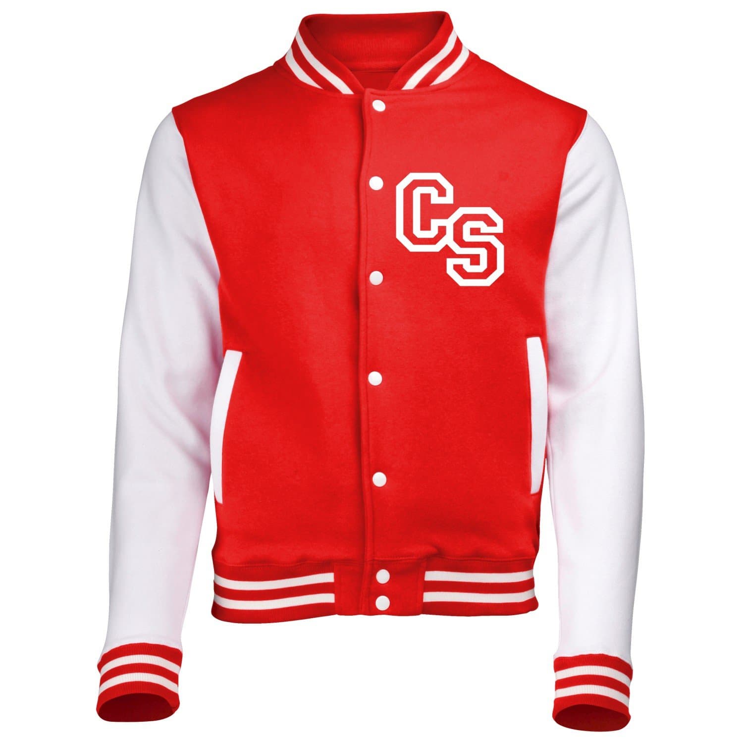 Fonfella Front Initial Step Personalisation Varsity Jacket