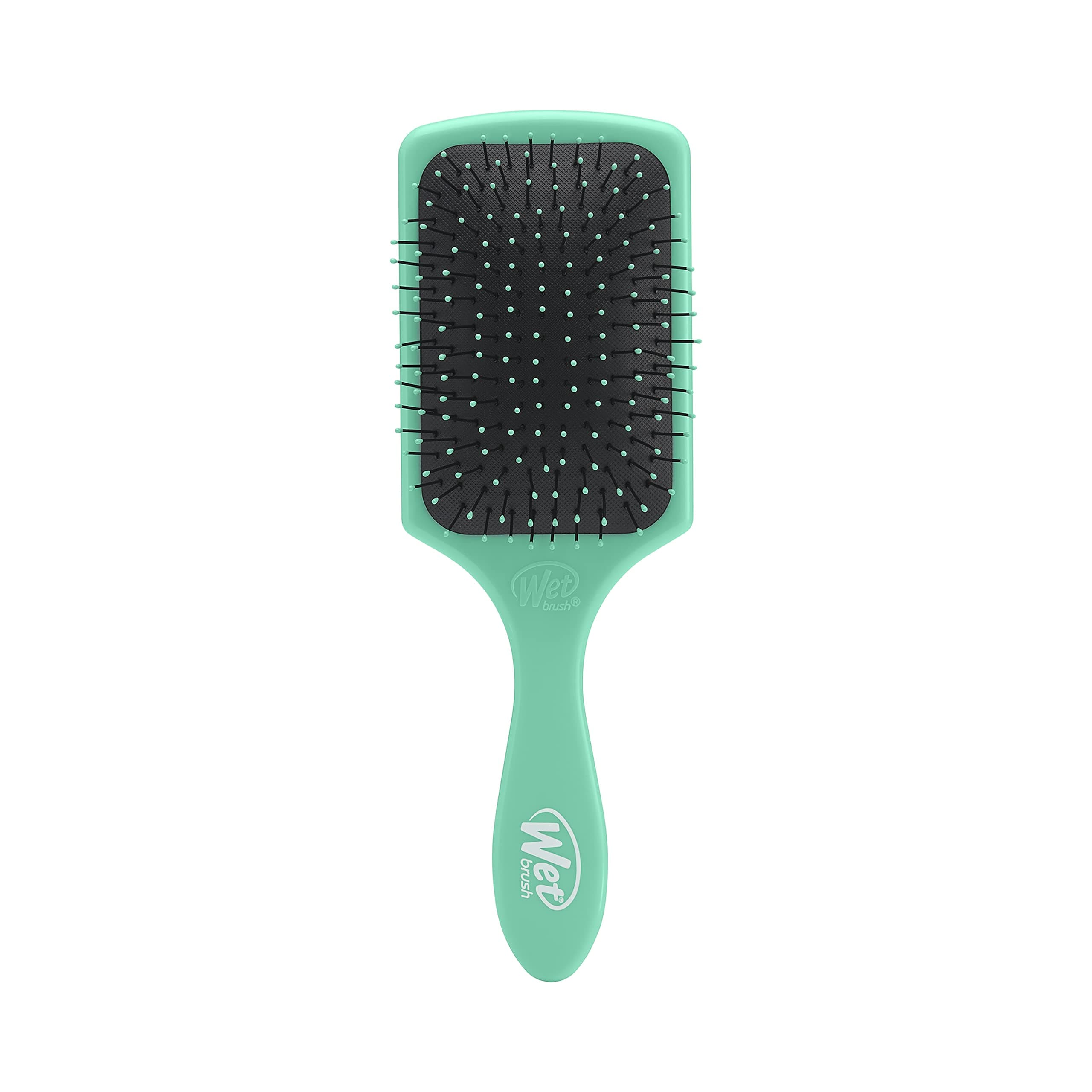 Wet Brush Paddle Detangler Hair Brush, Amazon Exclusive Aqua, Ultra-Soft IntelliFlex Bristles with AquaVent Design, Great For Treatment & Mask Application, Women, Men, Wet, Dry and Damaged Hair