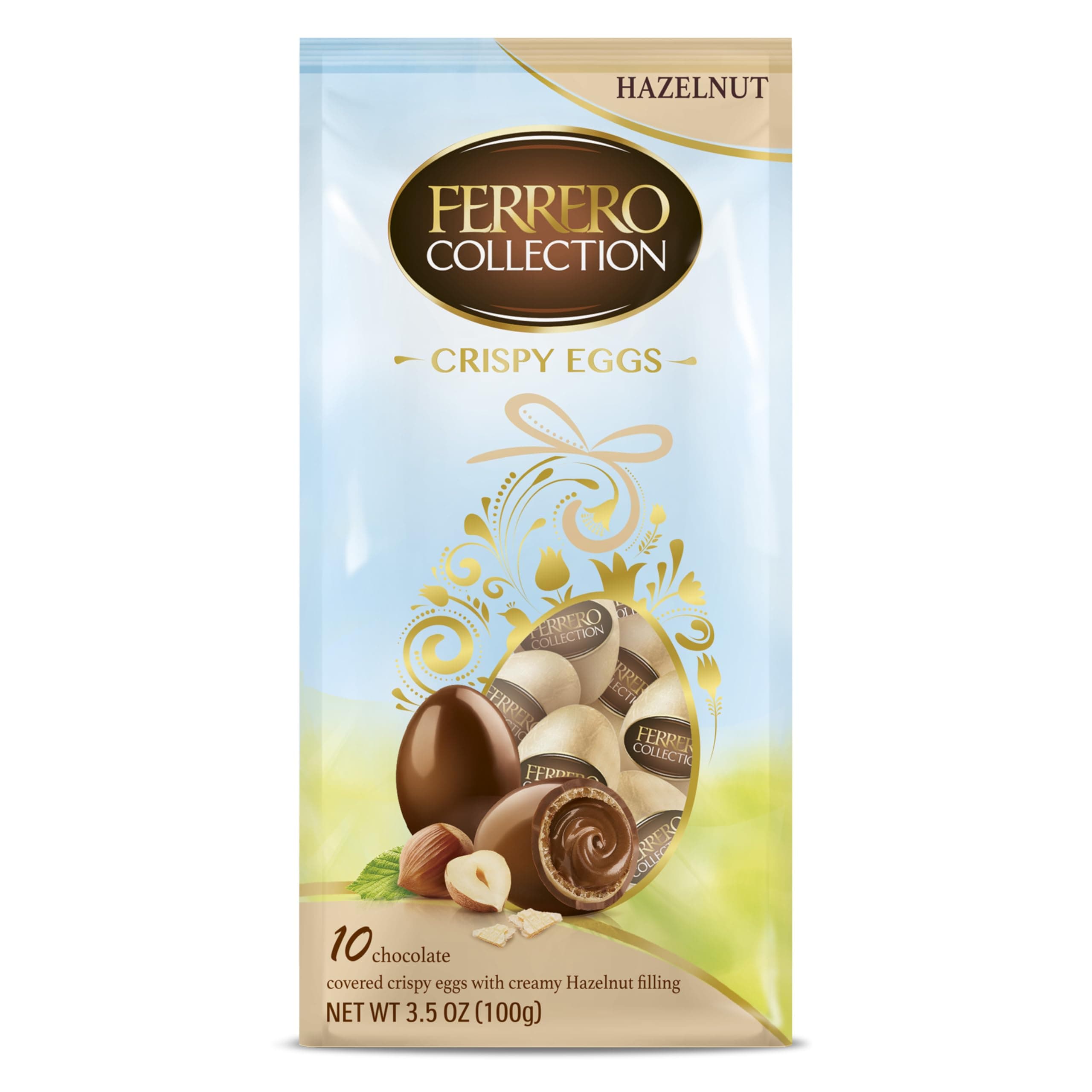 Collection Easter Eggs, Hazelnut Crispy Mini Chocolate, Easter Gifts, Easter Egg Hunt, 100 g