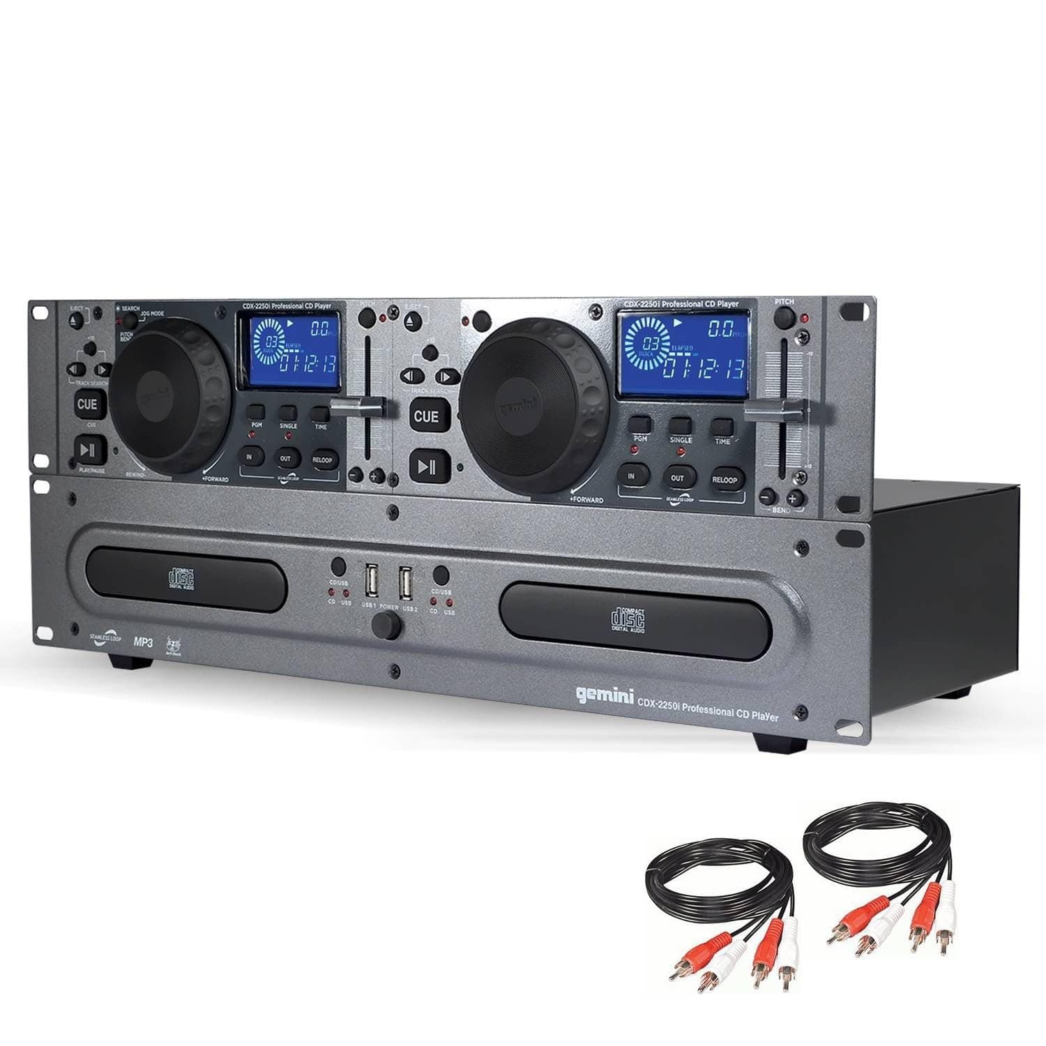 Gemini CDX-2250i Dual CD Player
