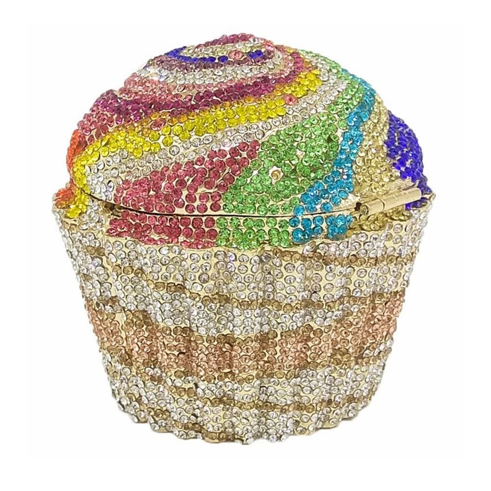 Cupcake Rhinestone Purse