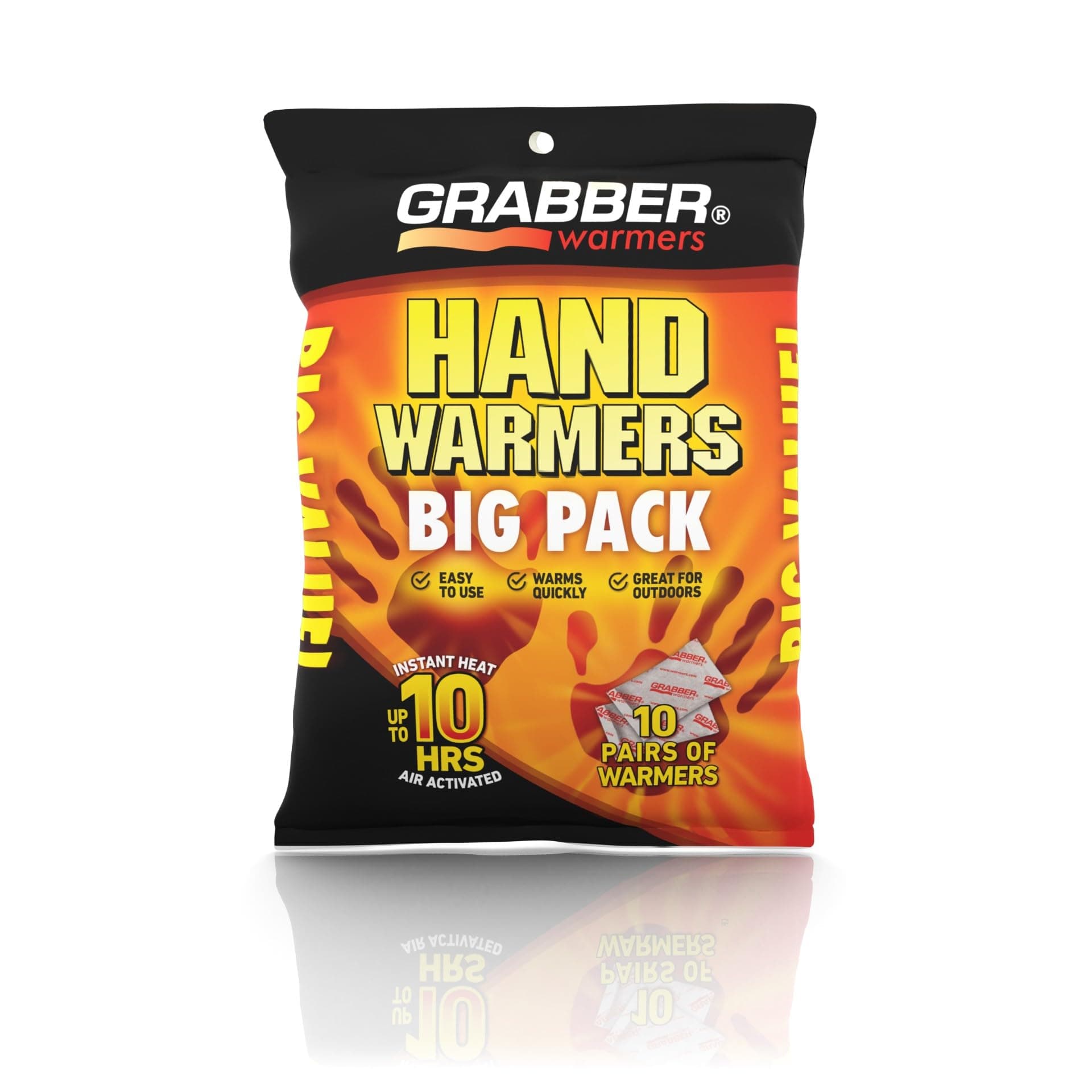 Grabber Handwarmer 10 Pack (HWPP10)