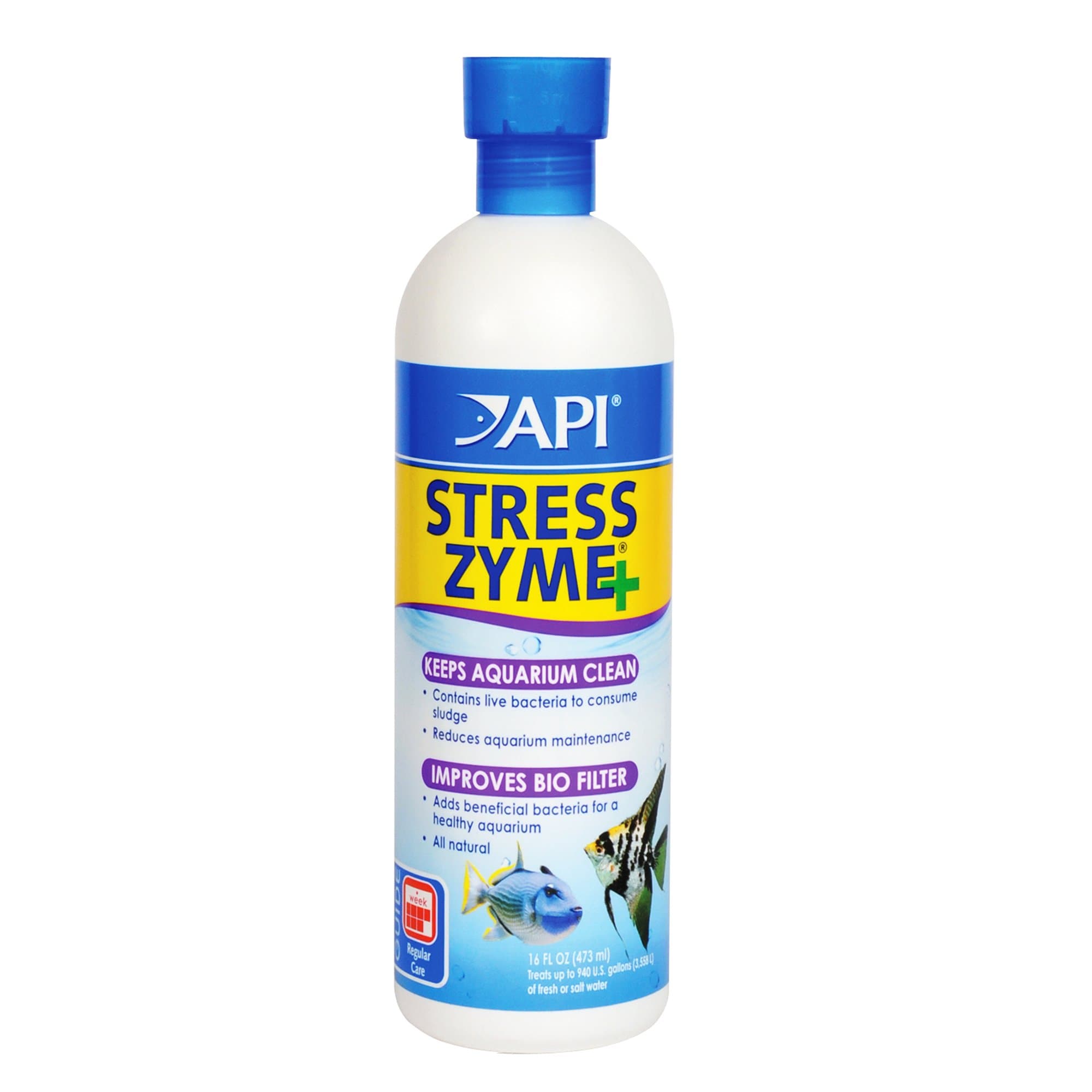 Api Stress Zyme, 16 Oz, Multicolor
