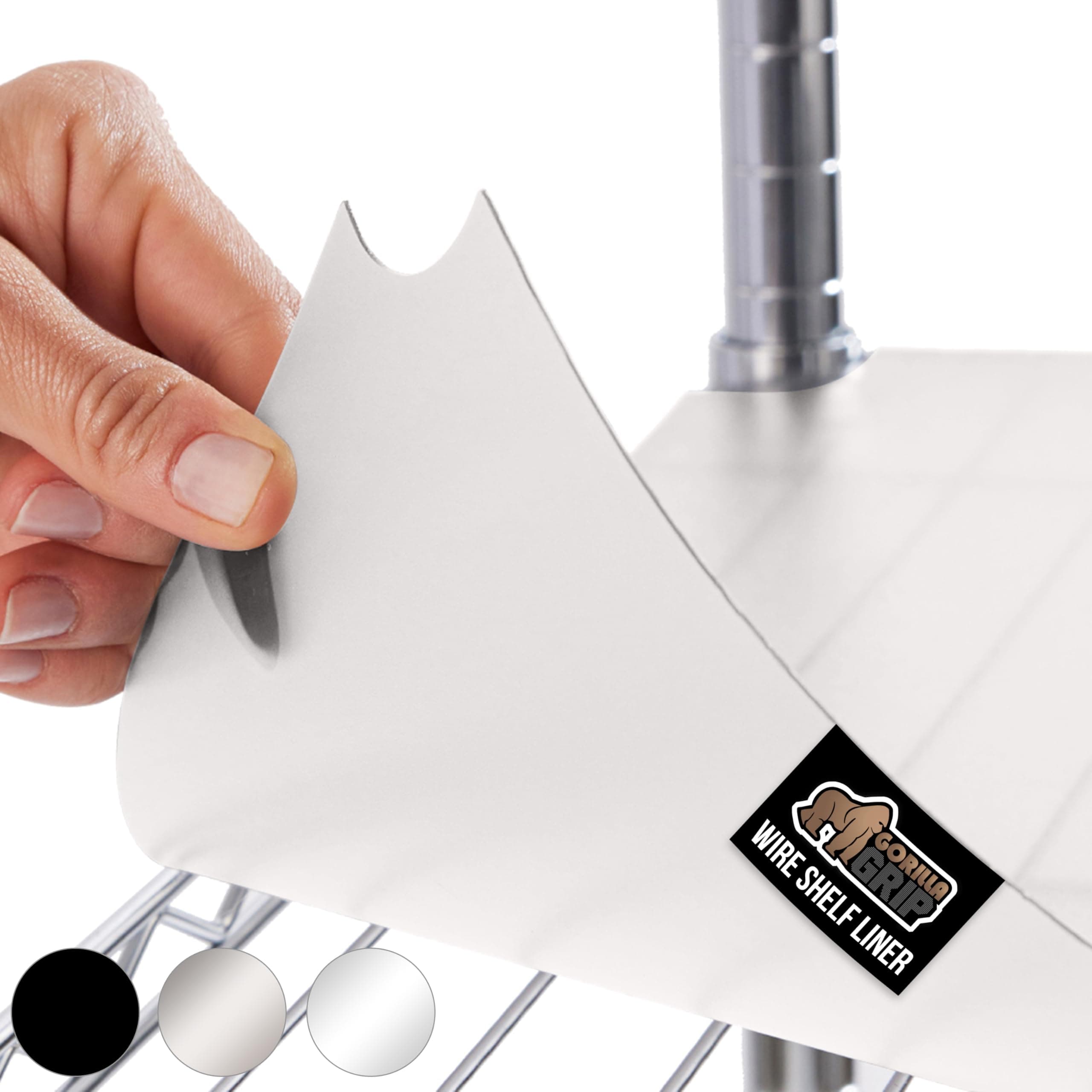 ShelfGuard Wire Shelf Liner Compatible with Amazon Basics Shelving Unit, Set of 4 Waterproof Liners for Organizing Metal Rack Shelves, Kitchen Cabinets, Cupboard, Pantry, 14x36 Clear