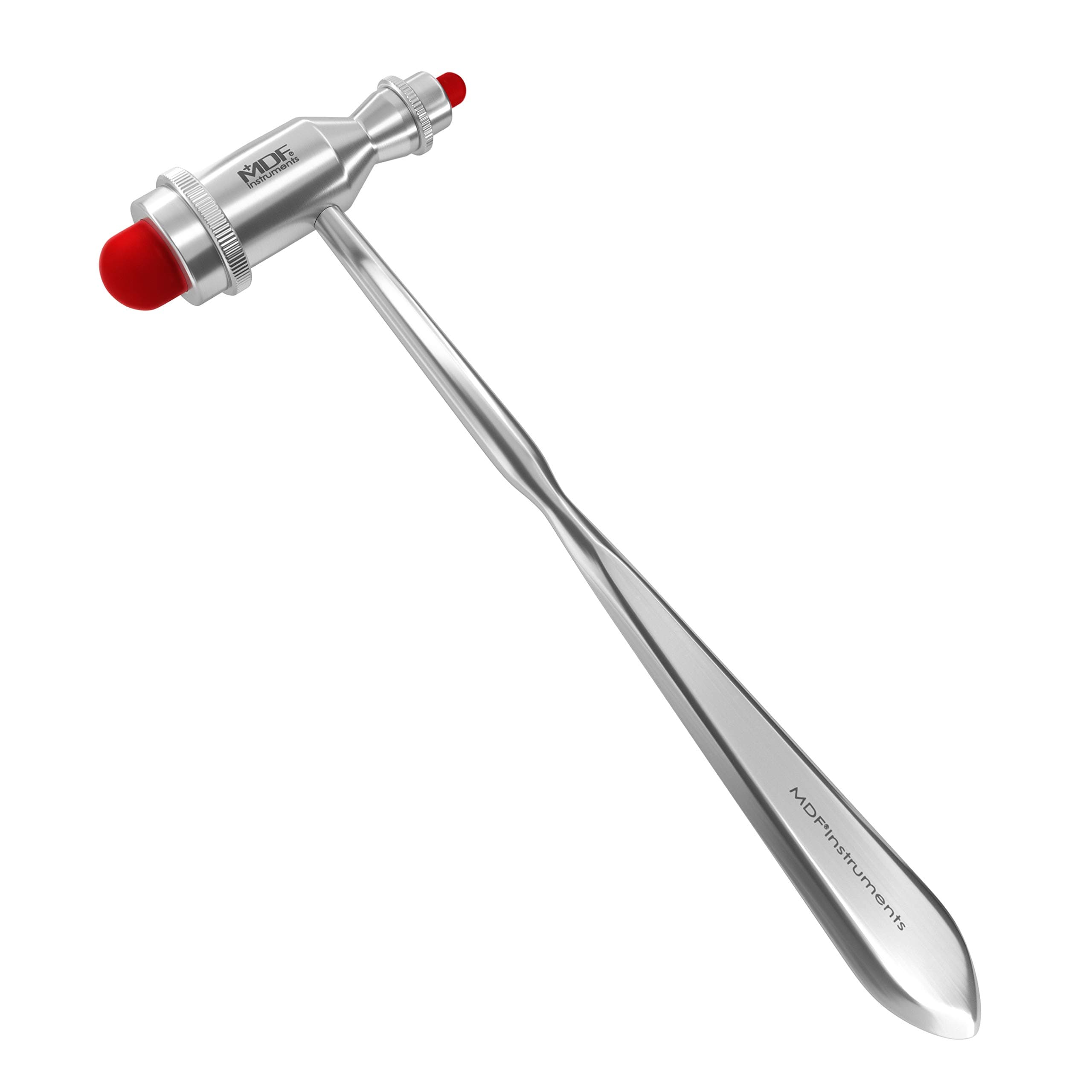 Tromner Neurological Reflex Hammer with Pointed tip Handle for cutaneous and Superficial responses - Free-Parts-for-Life & Lifetime Warranty - Red (MDF555-02)