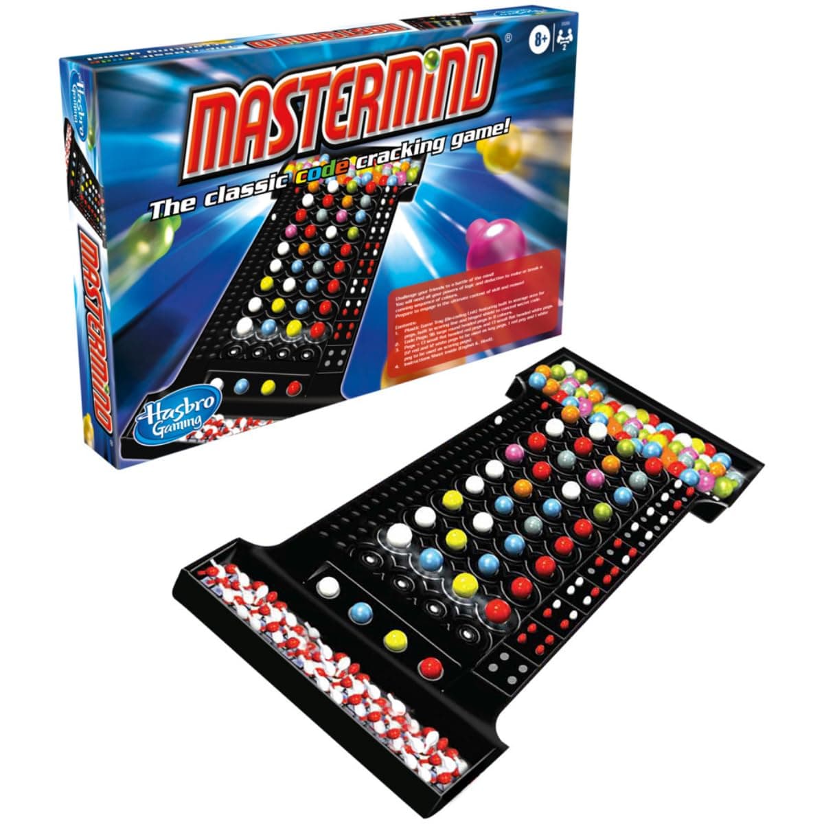 Hasbro Gaming Mastermind The Classic Code Cracking Game Strategy Board Game for Kids and Adults, Board Game for Boys & Girls Ages 8+