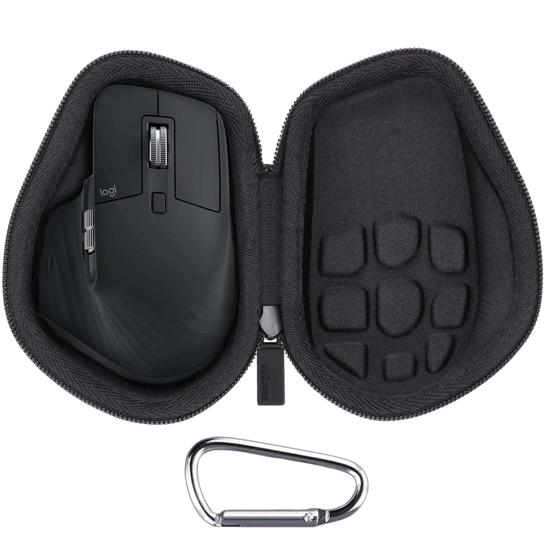 Hard Case Replacement for Logitech MX Master 4 / MX Master 3 Master 3S Advanced Wireless Mouse (Graphite Black Case)