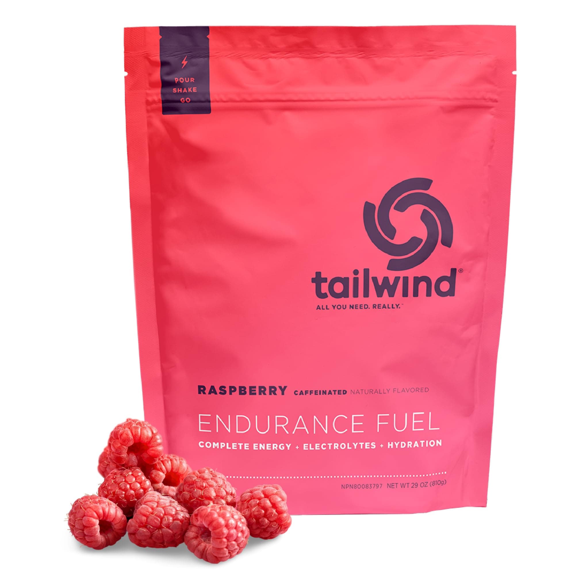Endurance Fuel 30 Serving Raspberry Buzz - Caffeinated