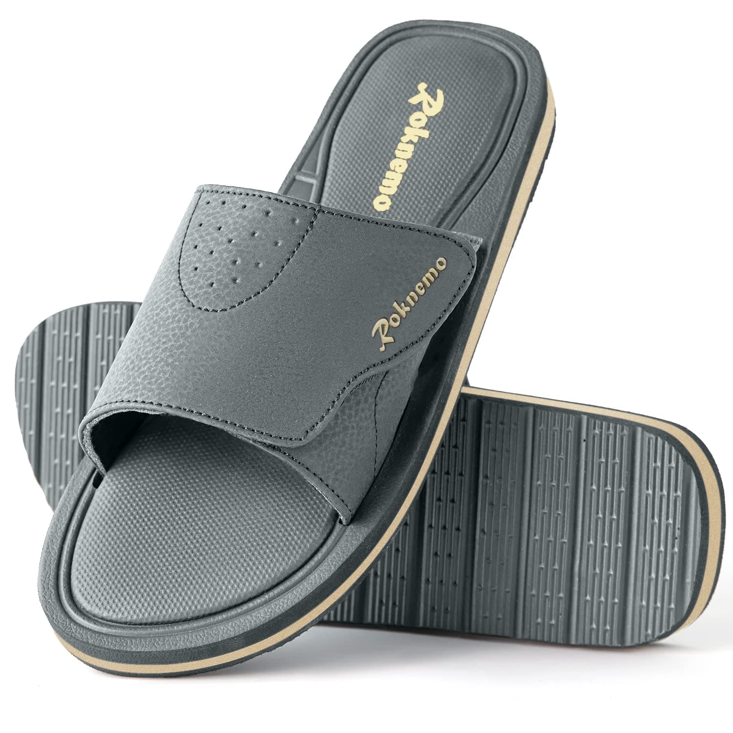 Mens Adjustable Slides