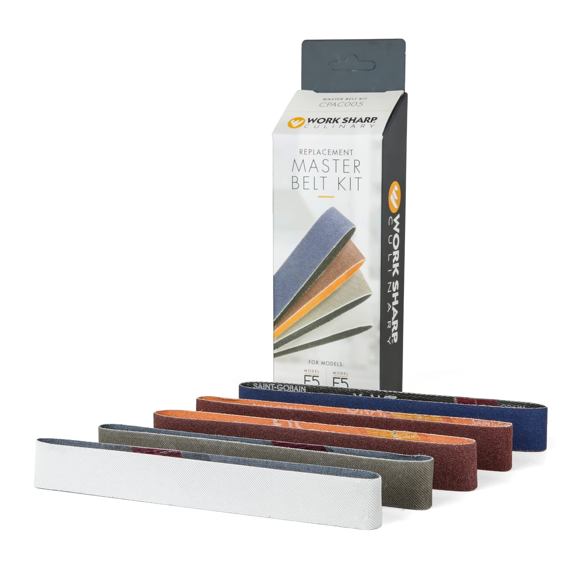 Work Sharp CPAC005 Master Kit Replacement Sharpening Belts, Blue