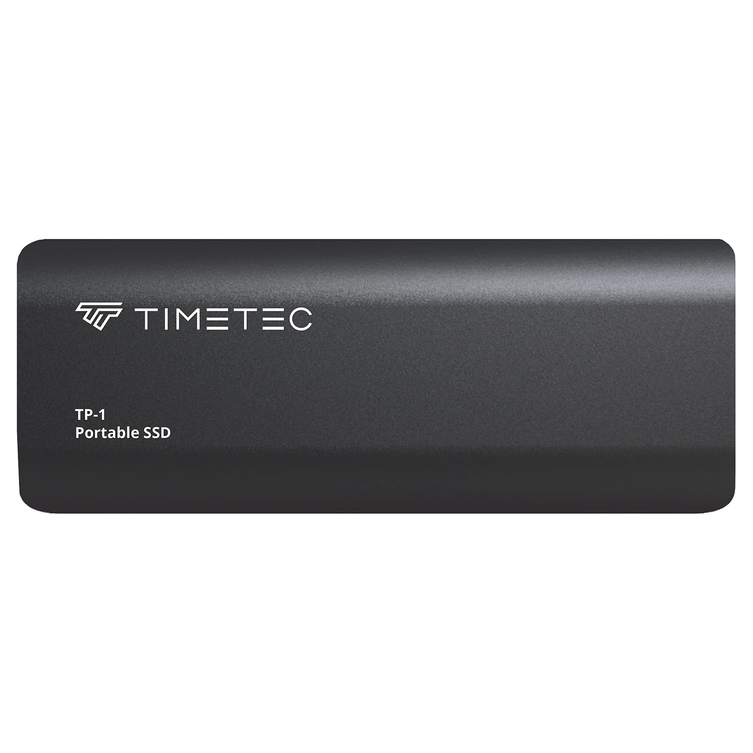 Timetec Portable External SSD USB3.2 Gen2 Type C Up to 560MB/s Ultra-Light Aluminum Mini External Solid State Drive with USB C to A Cable/USB A to C adapter Desktops/Laptop/Mac/Mobile- Black (1TB)