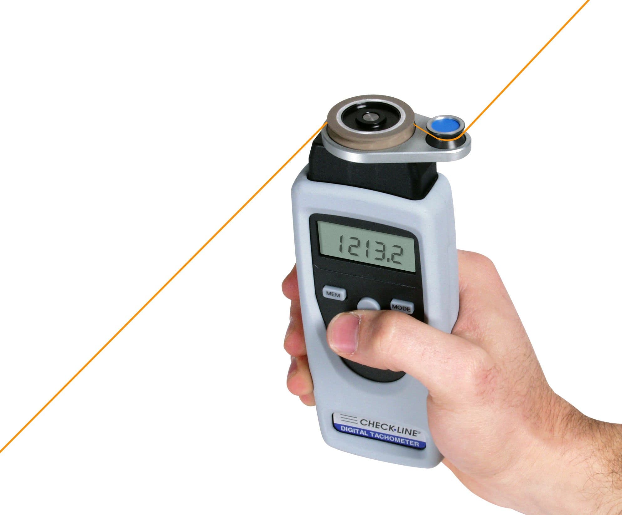 Checkline YSL-2000HD Multi-Function Yarn Speed and Length Meter Complete Kit - Range: 1.00-19999/99999 RPM