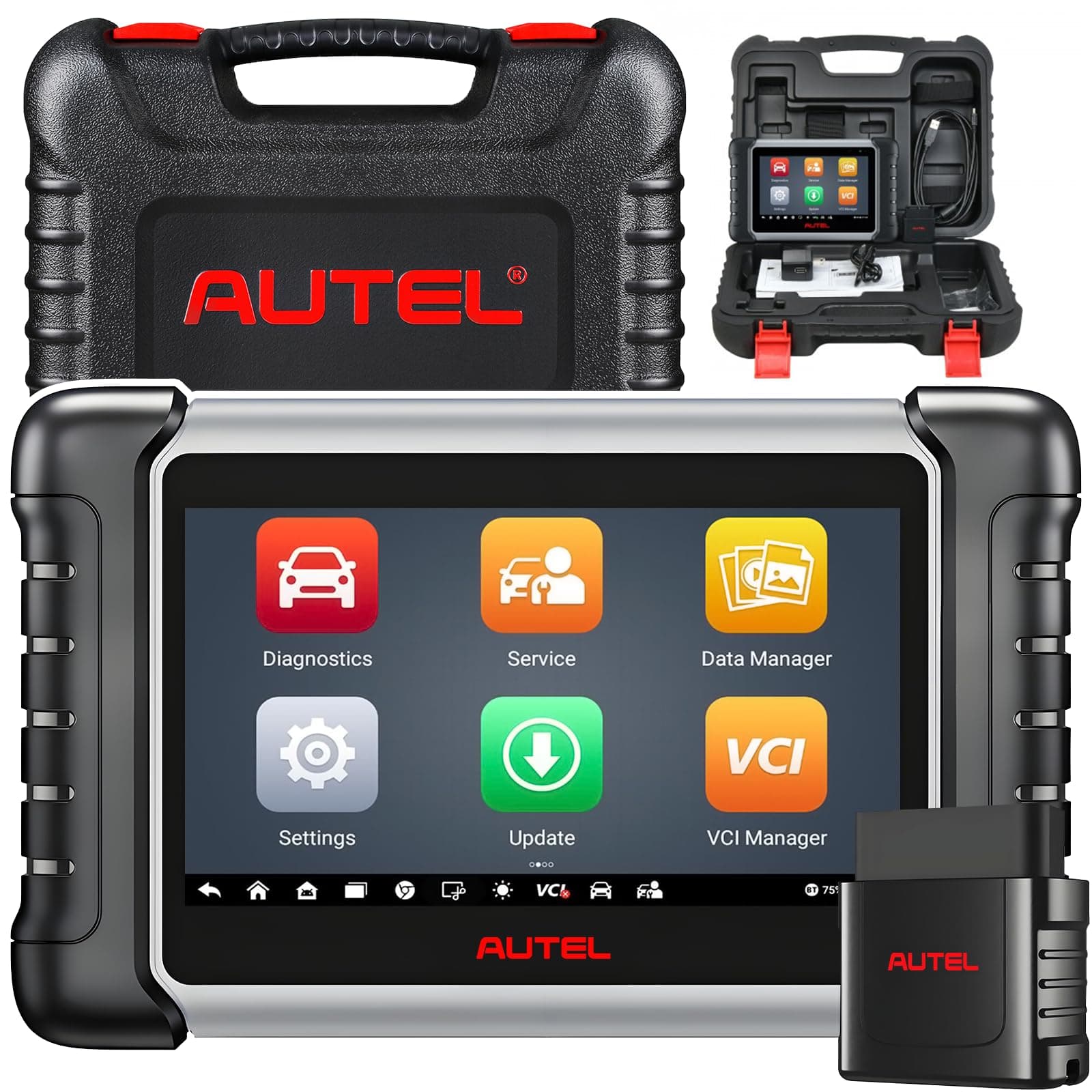 Autel Scanner MaxiCOM MK808Z-BT: Same As MK808BT Pro, Android 11 Bidirectional Scan Tool with 28+ Services, MK808S & MX808S & MK808 Upgraded, Bluetooth OBD2 Scanner Support BT506 & FCA AutoAuth