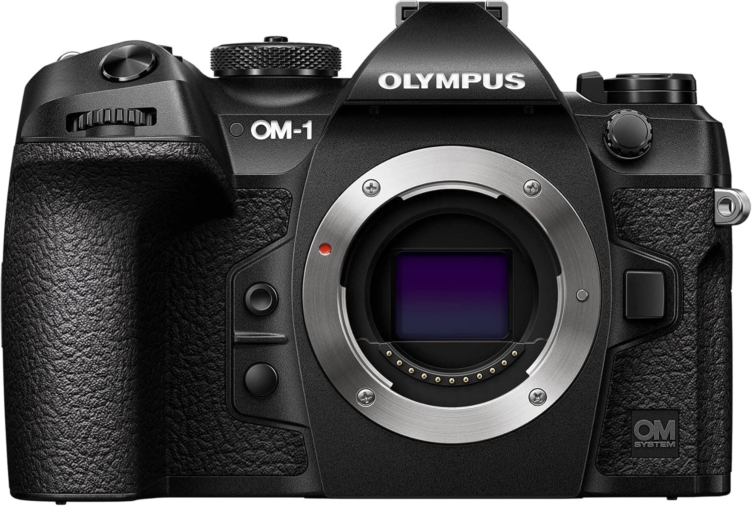 Olympus OM SYSTEM OM-1 Micro Four Thirds System Camera, 20MP BSI Stacked Live MOS Sensor, 1053 Cross Point AF and 5-Axis Stabilization