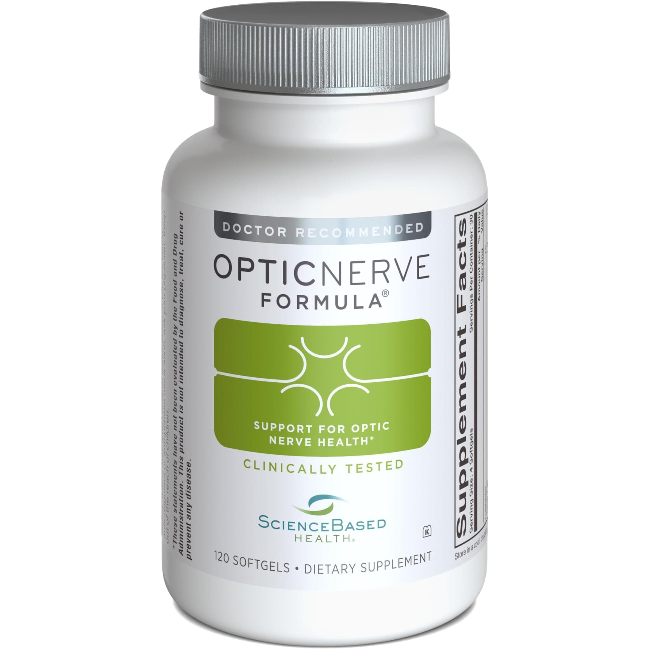 Optic Nerve Formula – Eye Supplement Supporting Nerve Function & Ocular Circu...