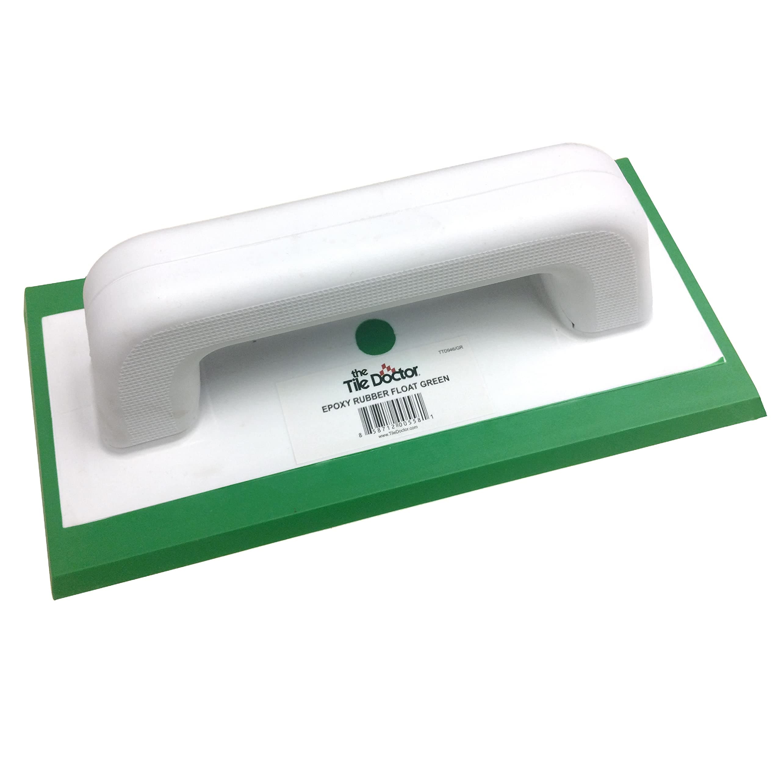 The Tile Doctor Epoxy Grout Float - Durable Tile Grout Tool for Home Improvement, Ideal for Epoxy and Litokol Starlike Products, Grout Removal and Rubber Flooring Application, 9.75 x 4.5 inches