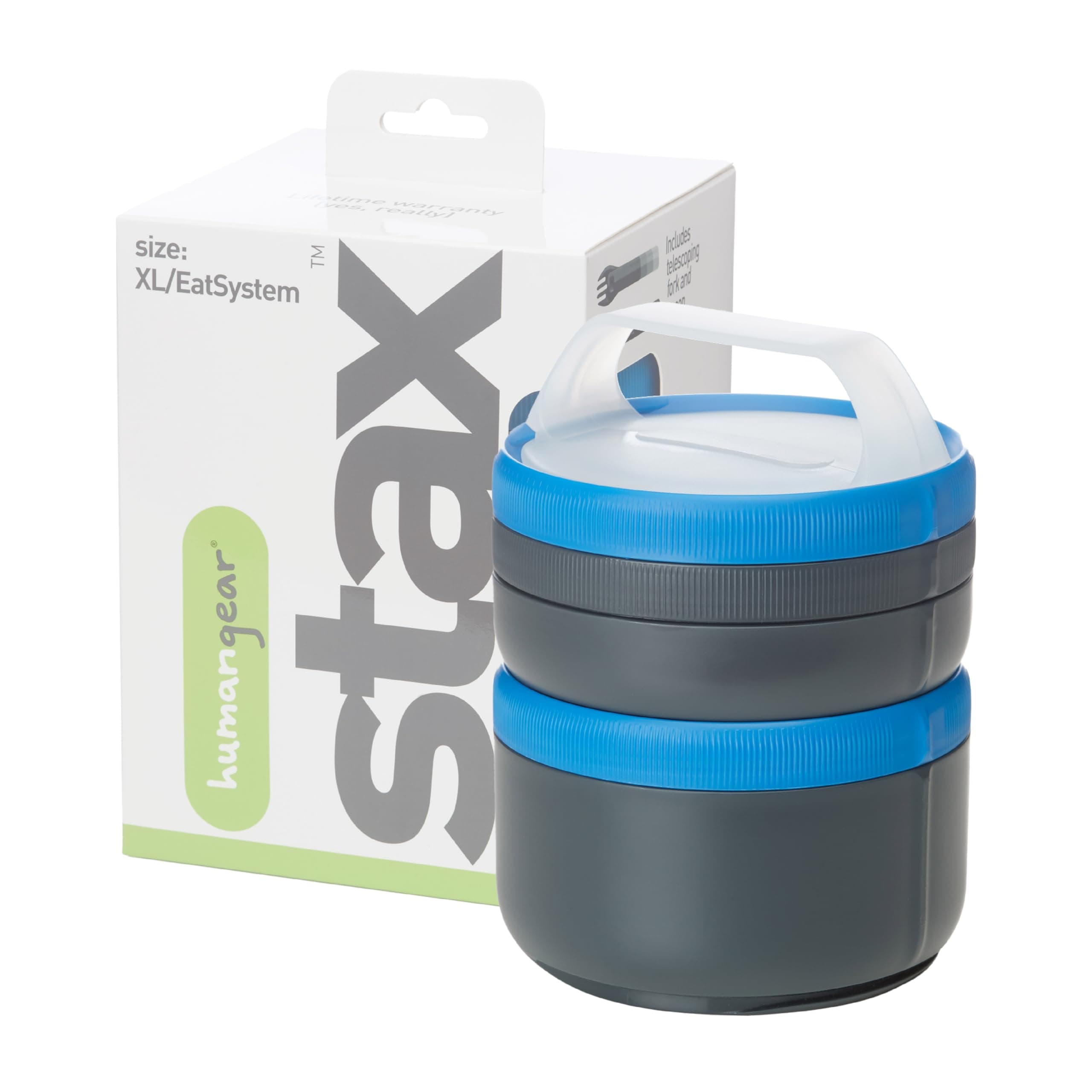 STAX XL/Eat System | Modular Storage Container | Extra Large Stacking Container | BPA-Free, PC-Free, Phthalate-Free
