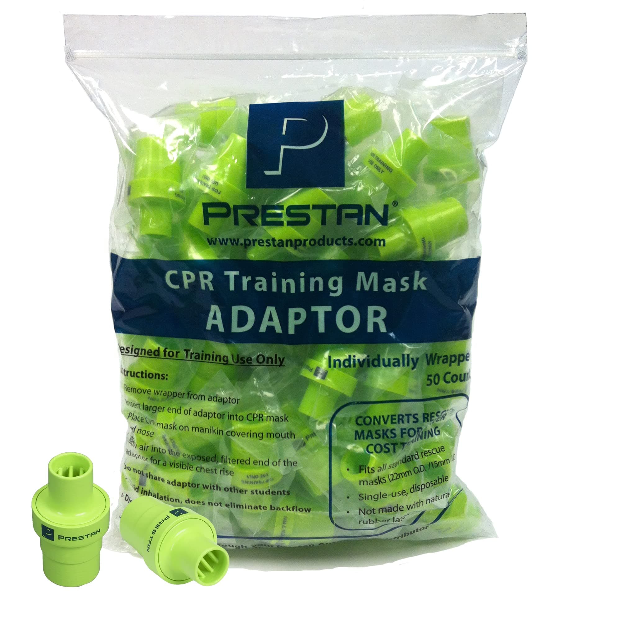 Prestan - CPR Training Mask Adapter, Training Valve