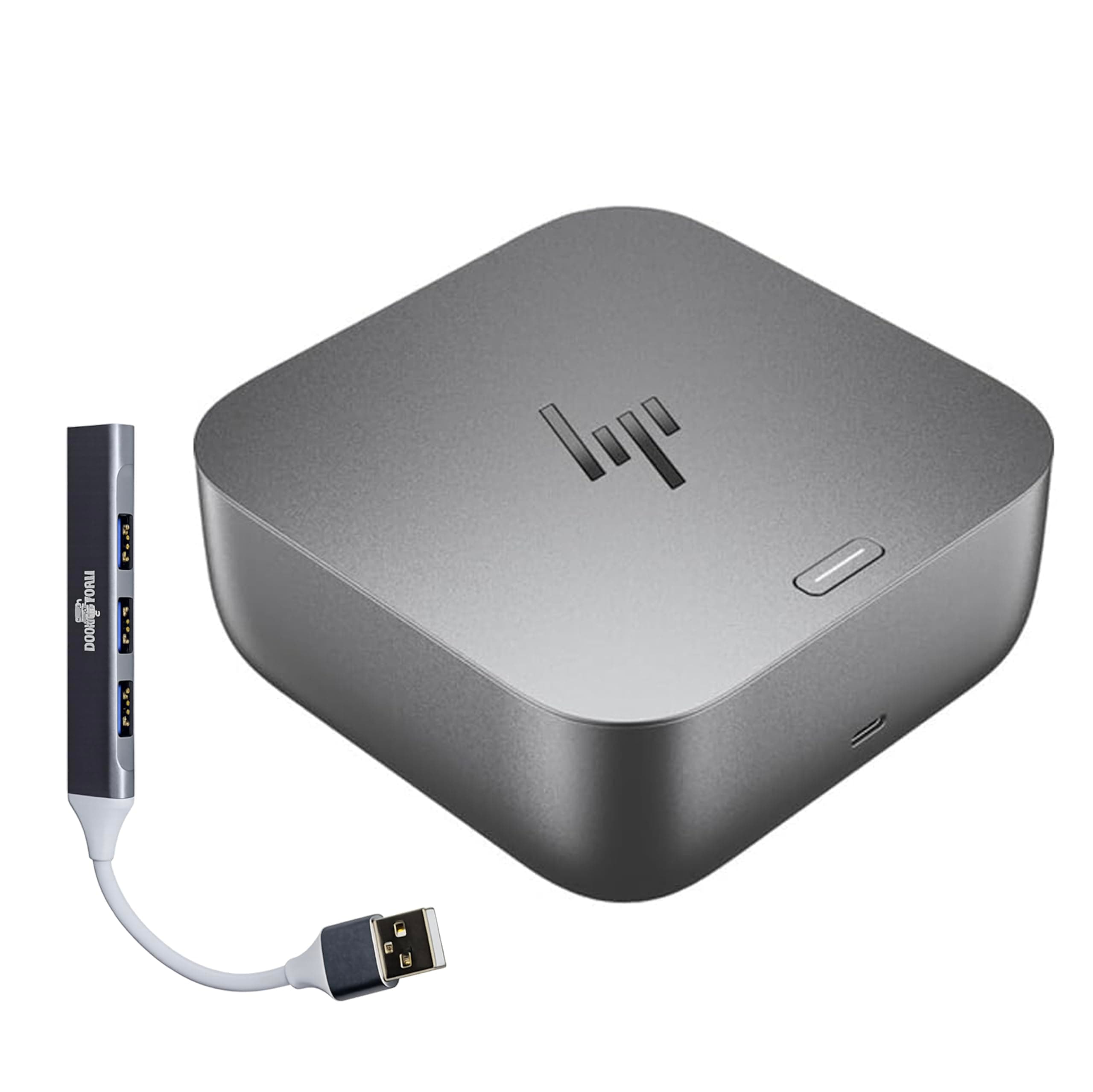 100W G6 Thunderbolt 4 Dock 9X472UT#ABA Port Replicator Bundle w/Dockztorm Hub (Universal Thunderbolt/USB-C Docking Station, Single Cable for Charging, Data Transfers to Any Brand Laptop)