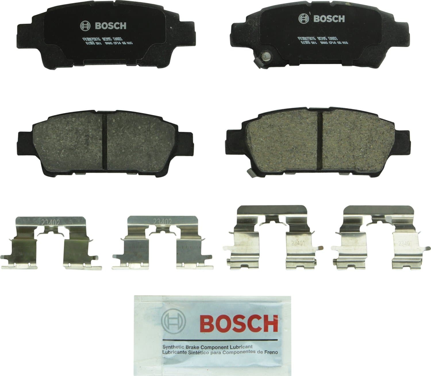 BC995 QuietCast Premium Ceramic Disc Brake Pad Set - Compatible with Select Toyota Sienna; REAR
