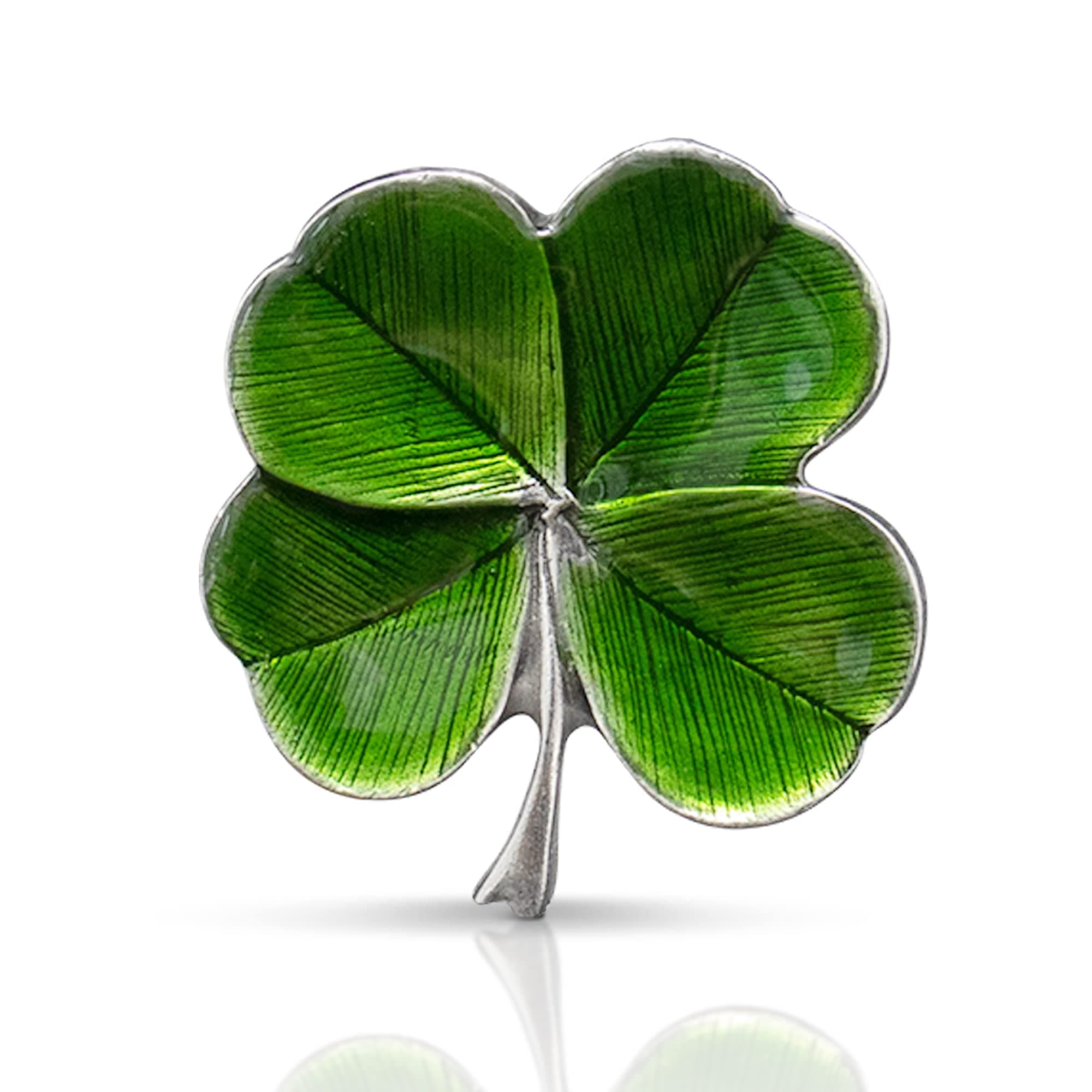 Danforth - Clover/green Pewter Scatter Pin