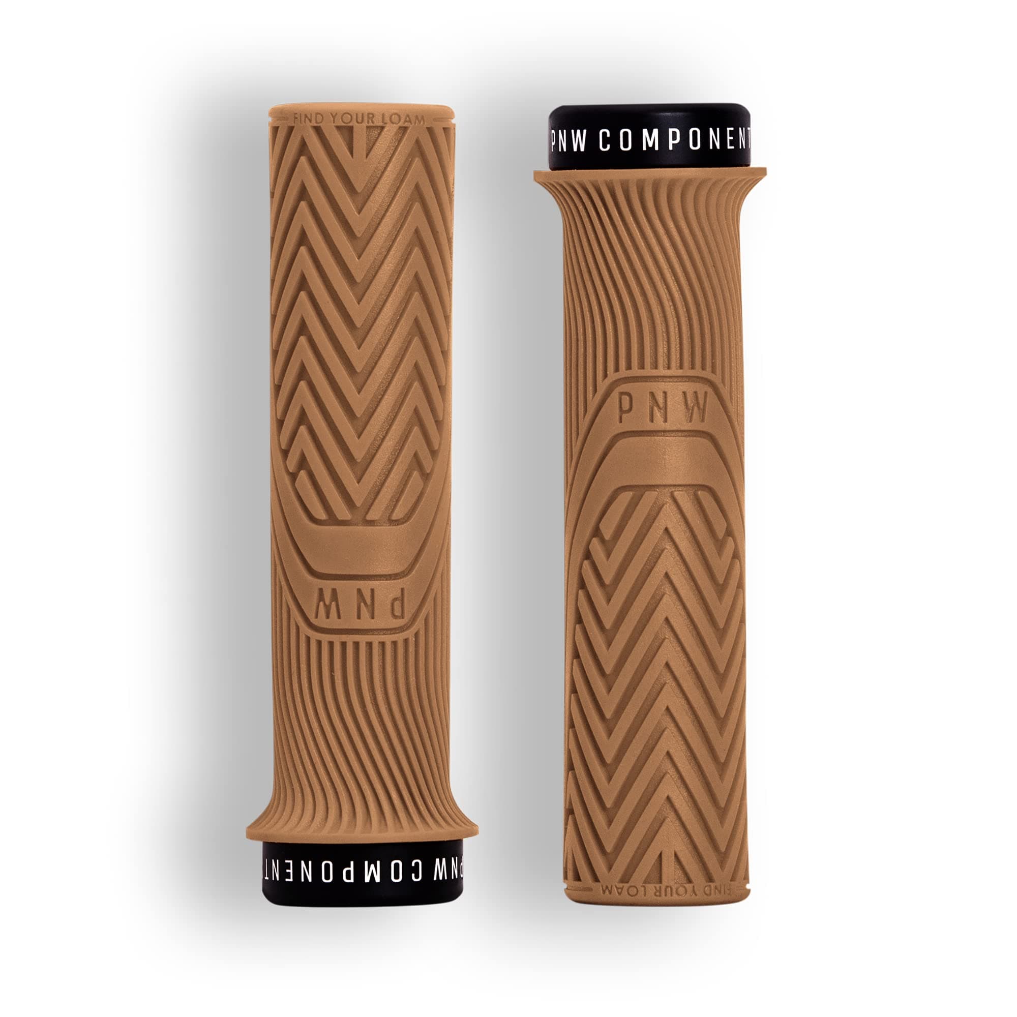 PNW Components Loam MTB Bike Grips – Lock-On Mountain Bike Handlebar Grips – 25A Tacky Rubber – Ergonomic Trail & Enduro Grip – 30mm or 34mm – Multiple Colors