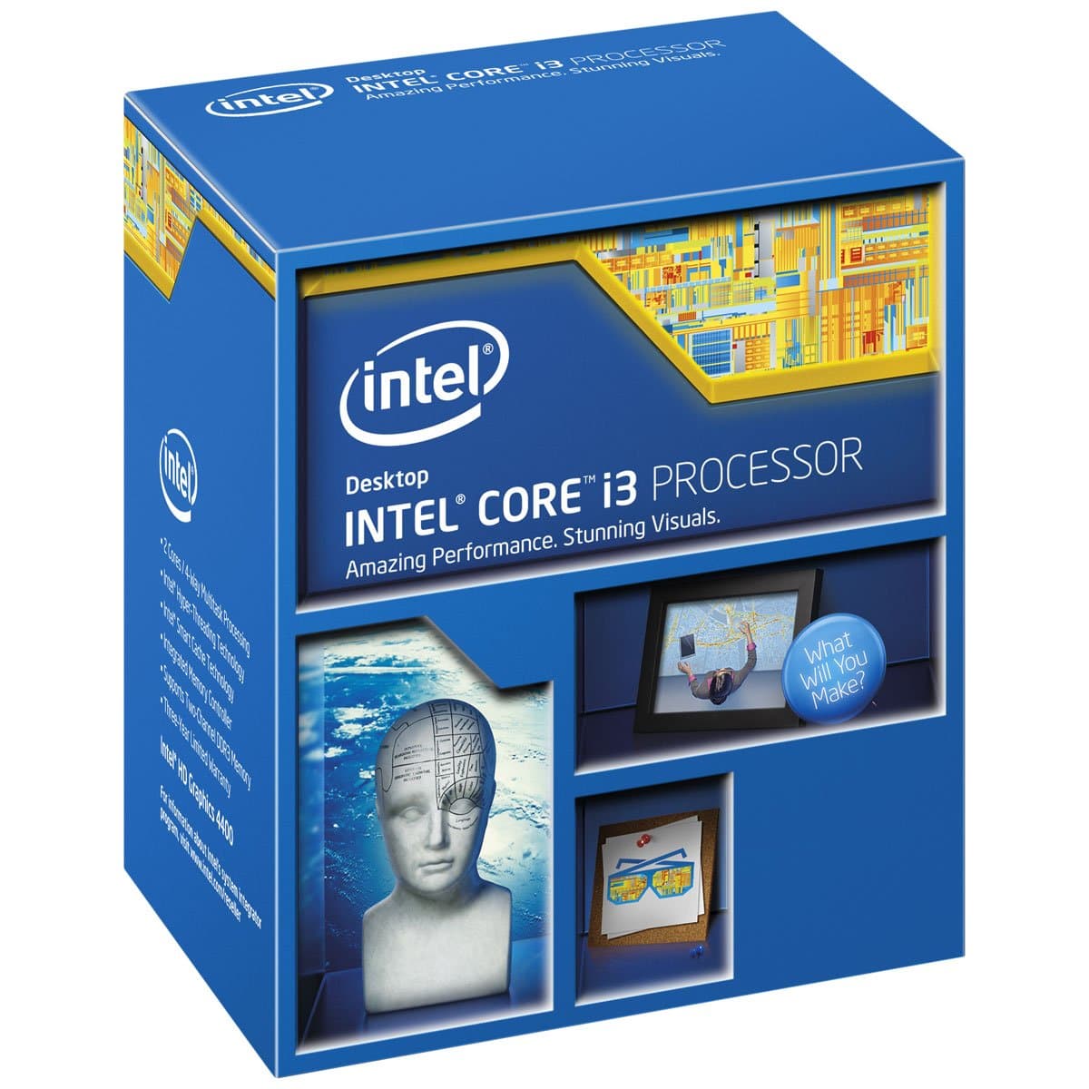 Intel Core i3 4150 Processor (3.5GHz, 3MB Cache)