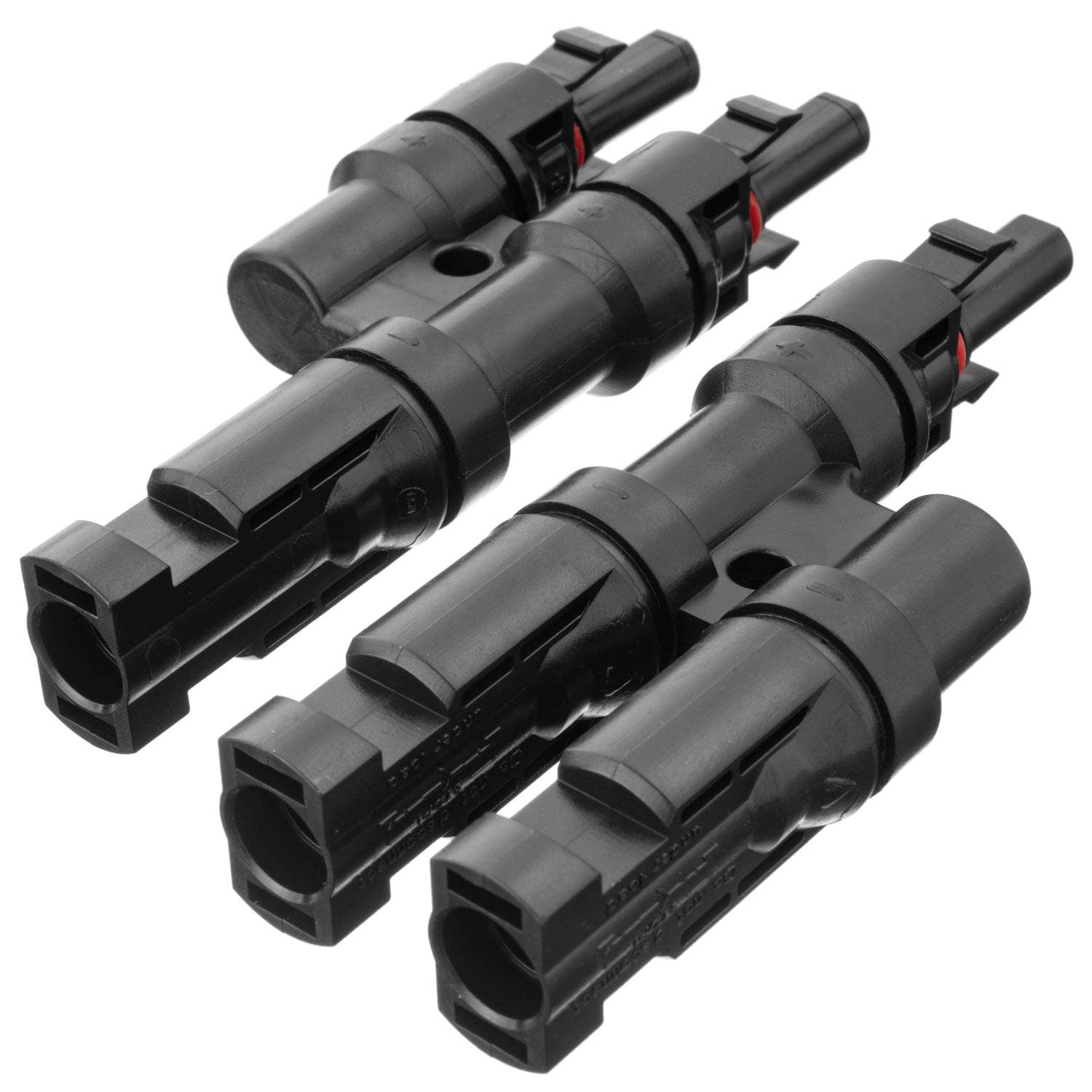 T Branch 2 to 1 Connector Parallel Solar Panel Cable Connectors MFF + MMF