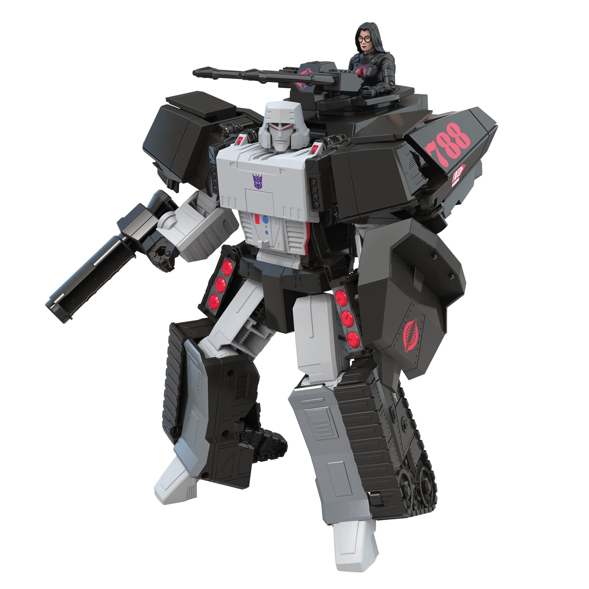 Generations Collaborative: G.I. Joe Mash-Up, Megatron H.I.S.S. Tank with Cobra Baroness Figure, Ages 8 and Up