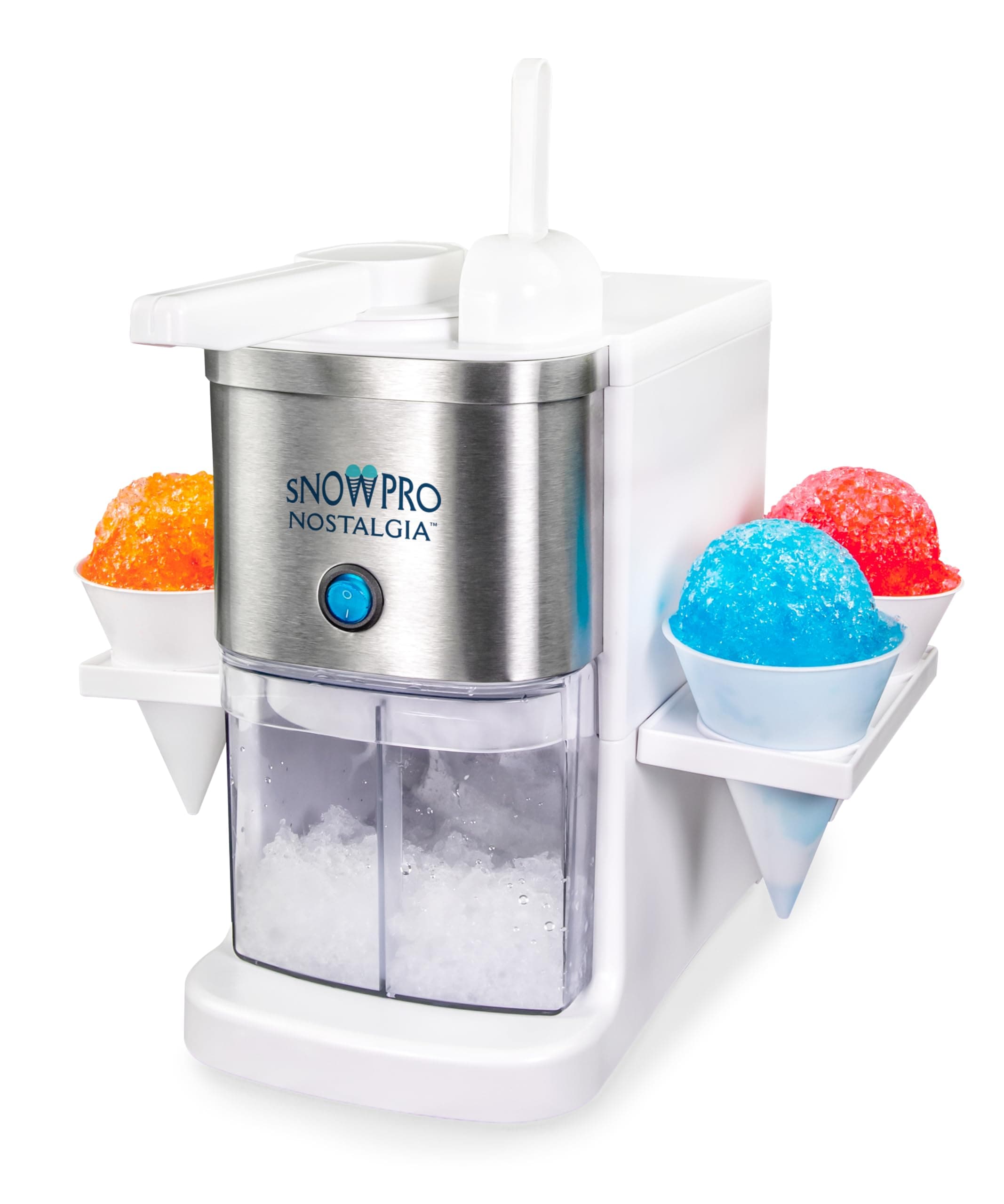 Nostalgia Shaved Ice Machine, White