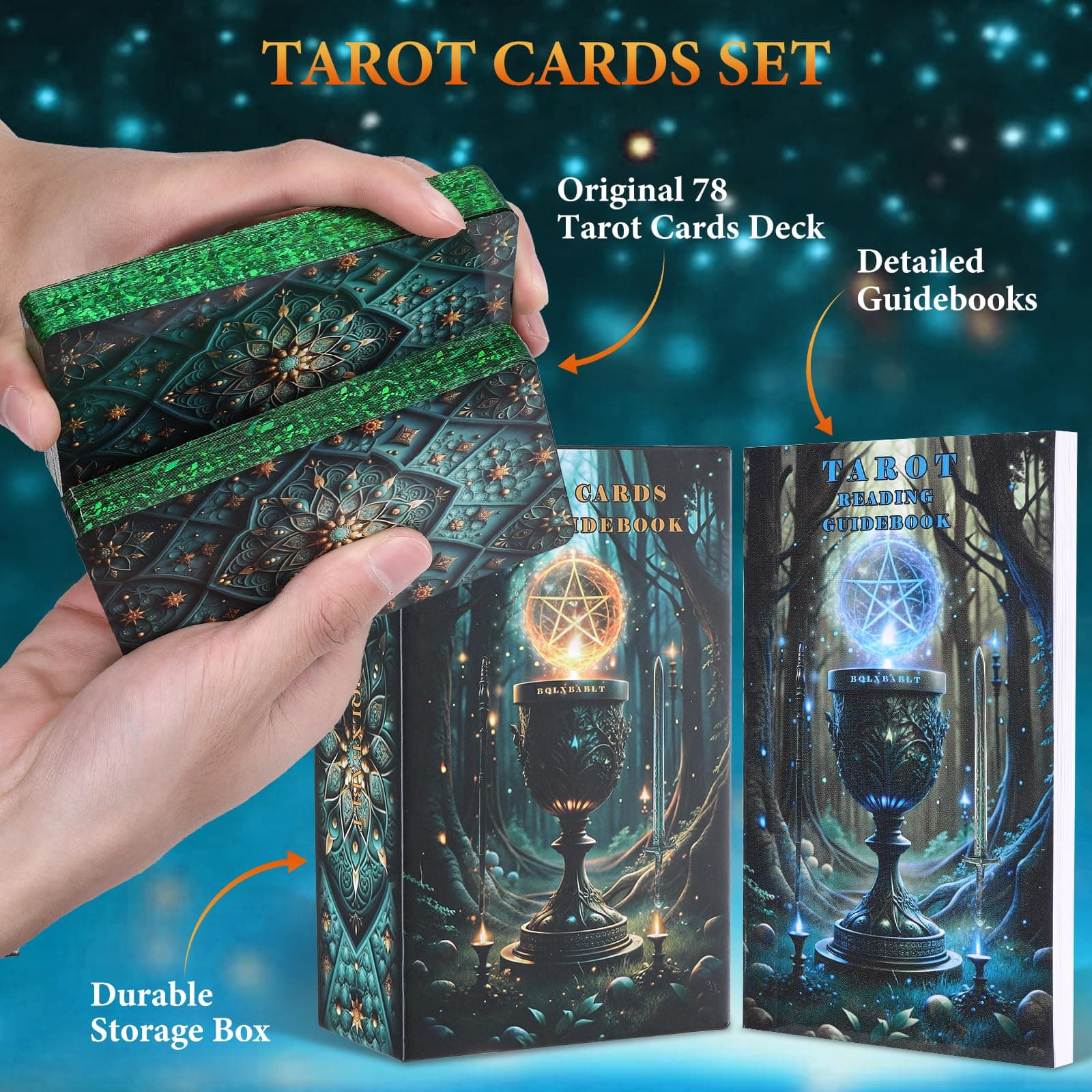 78 Original Unique Pretty Tarot Oracle Deck Set with Guide Book for Beginners Tarot Cards Standard Size