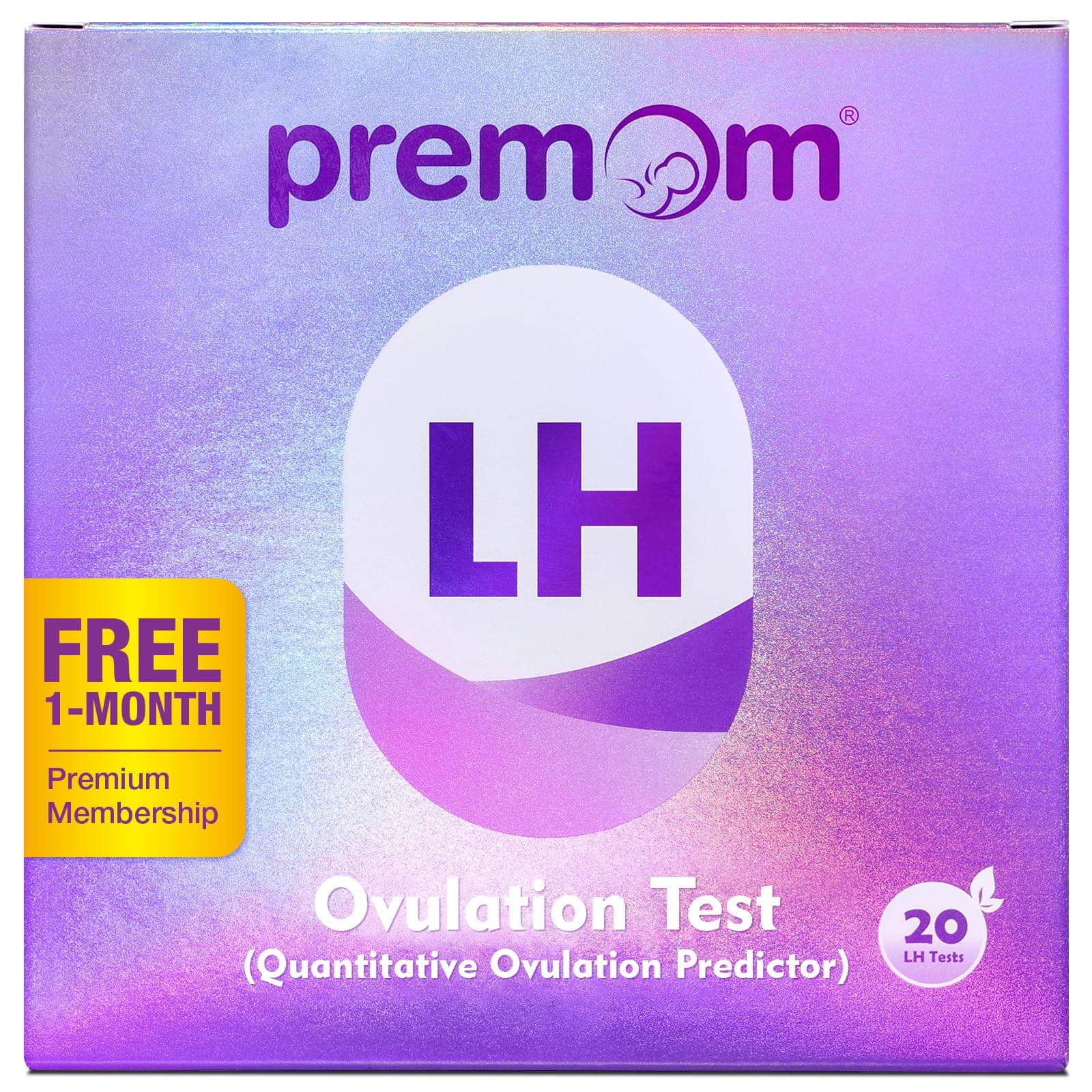Quantitative Ovulation Test Strips, Ovulation Predictor Kit with Smart Digital Ovulation Reader APP, Numerical Ovulation Tests, 20 LH Test