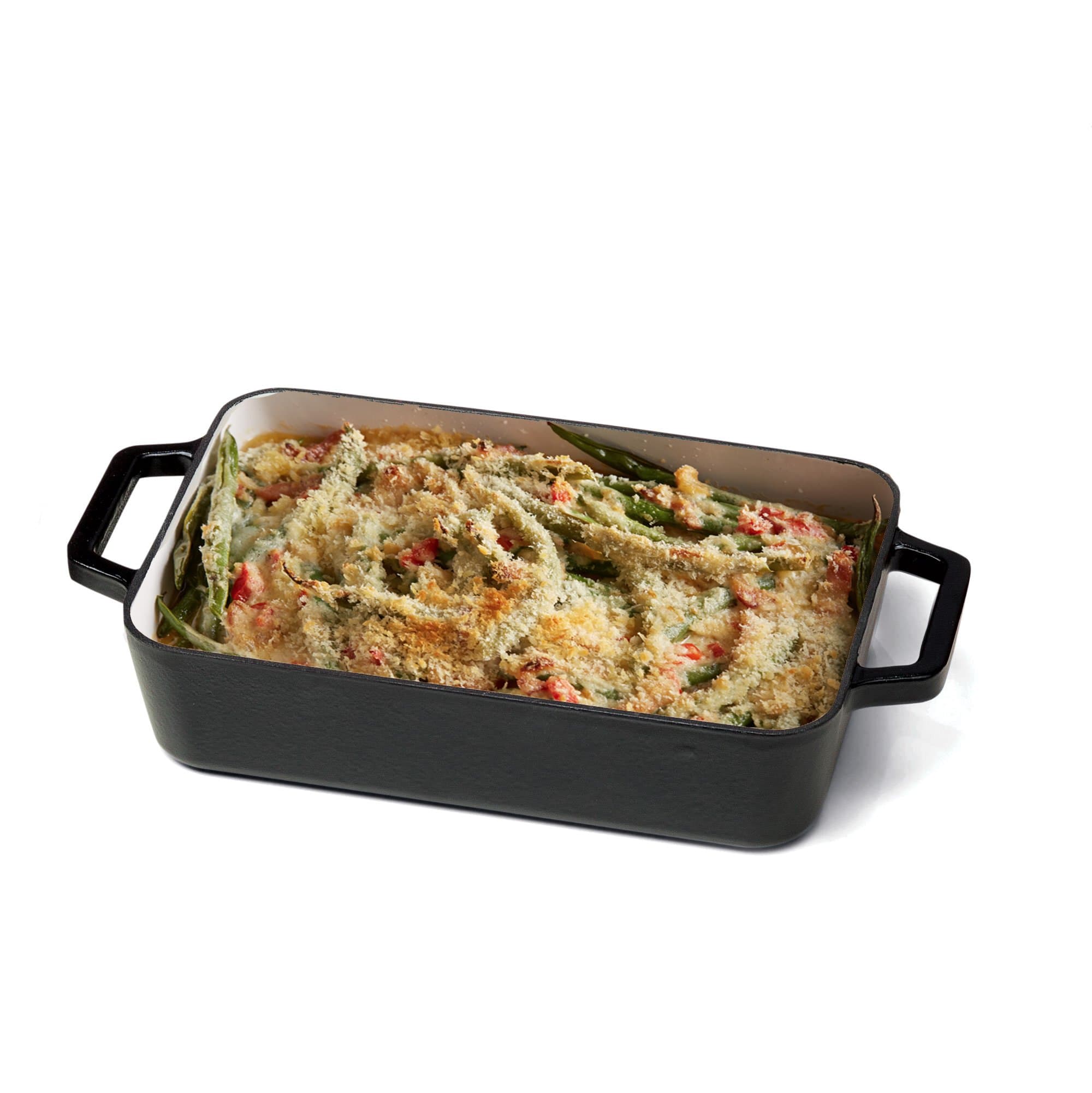 CYRIL LIGNAC 148-017 Rectangular Oven-Safe Dish Compatible with All Heat Sources and Induction 32 cm x 21 cm Matt Black