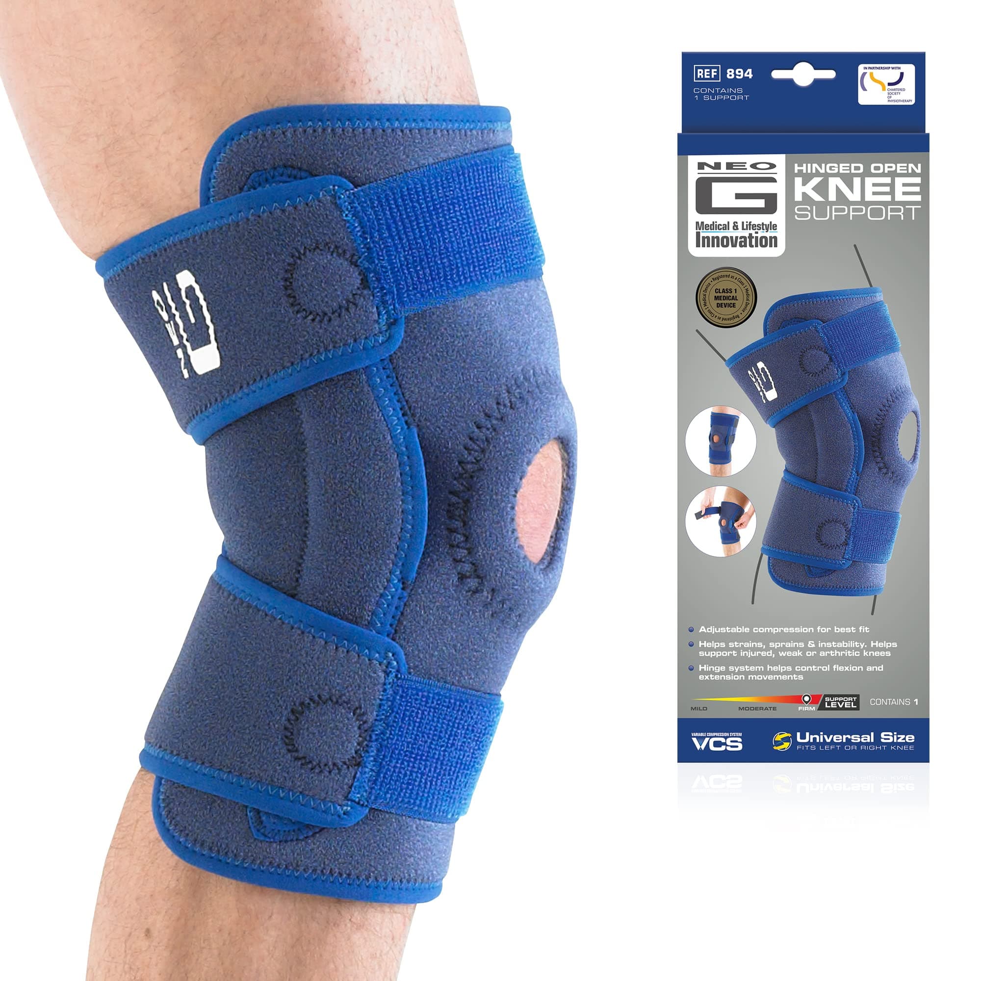 Neo G Hinged Open Knee Support - One Size