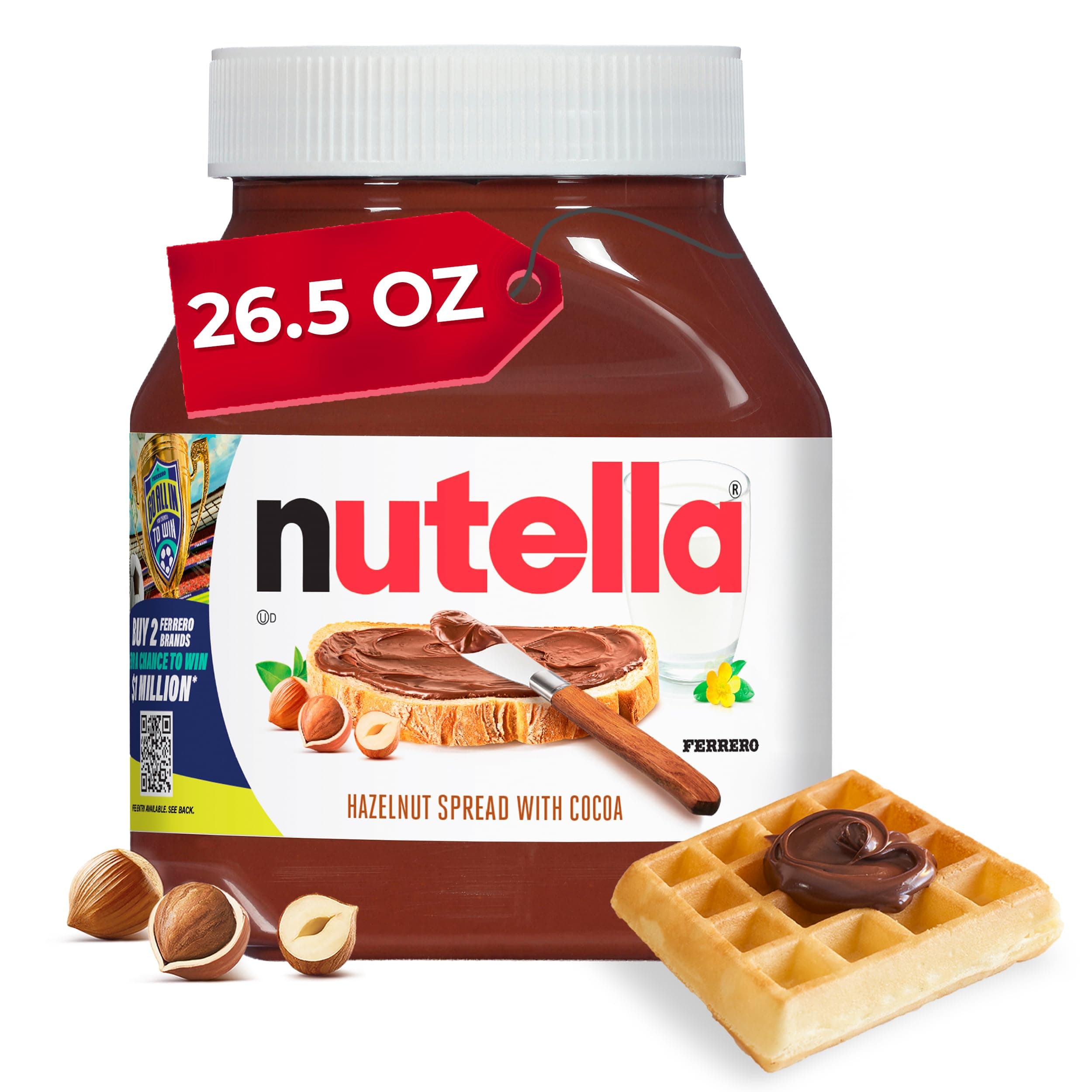 Nutella Hazelnut Spread with Cocoa, 750g