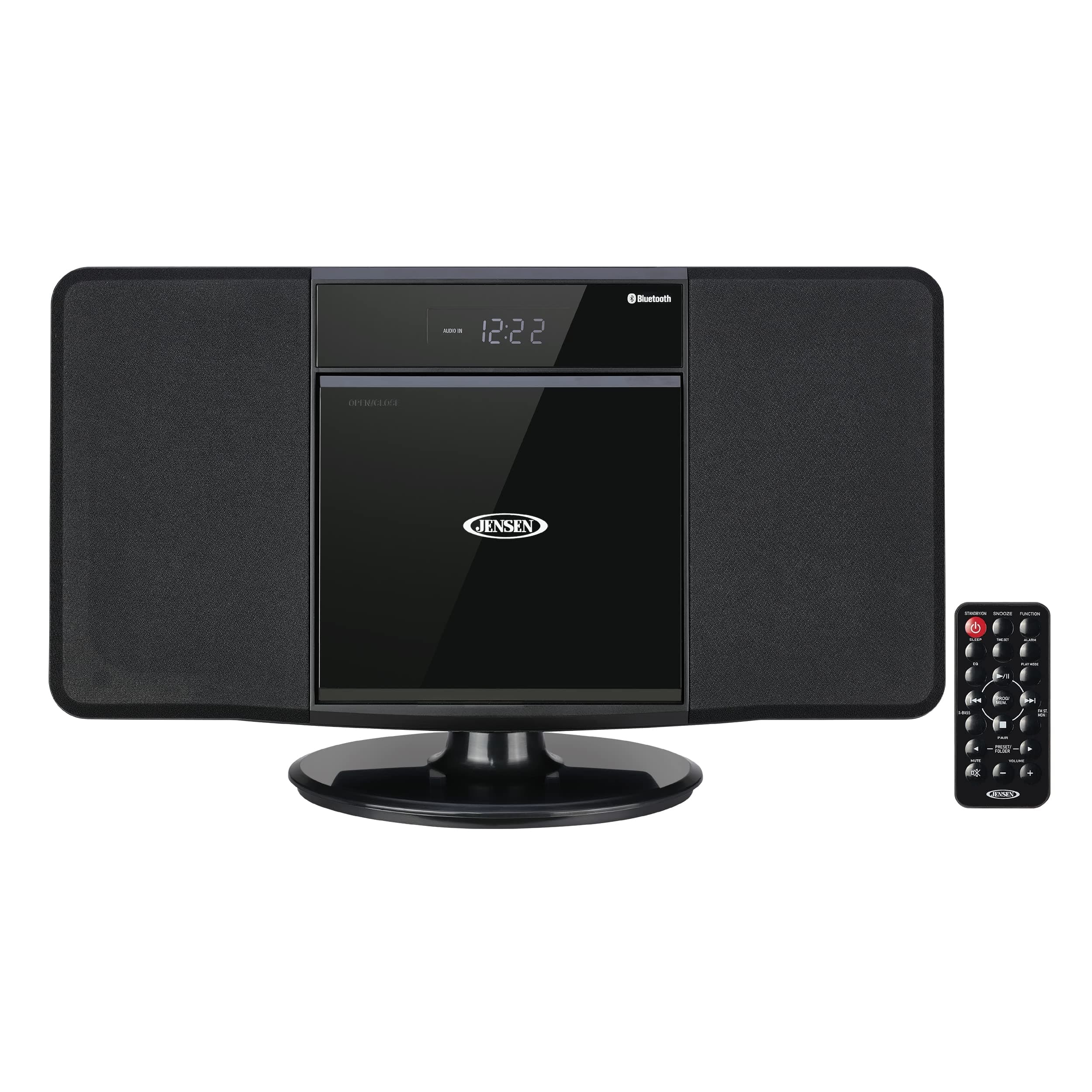 JBS-300 Wall Mountable Bluetooth Music System with MP3 CD Player/Digital AM/FM Stereo Reveiver and Remote Control