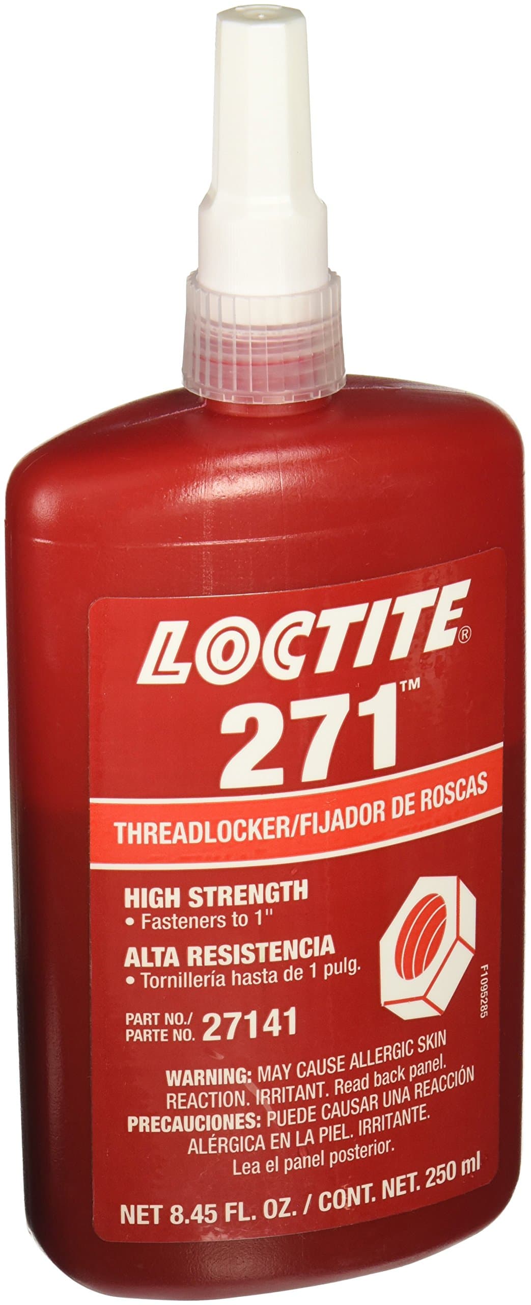 88441 271 Threadlockers, High Strength, 250 mL, 1 in Thread, Red