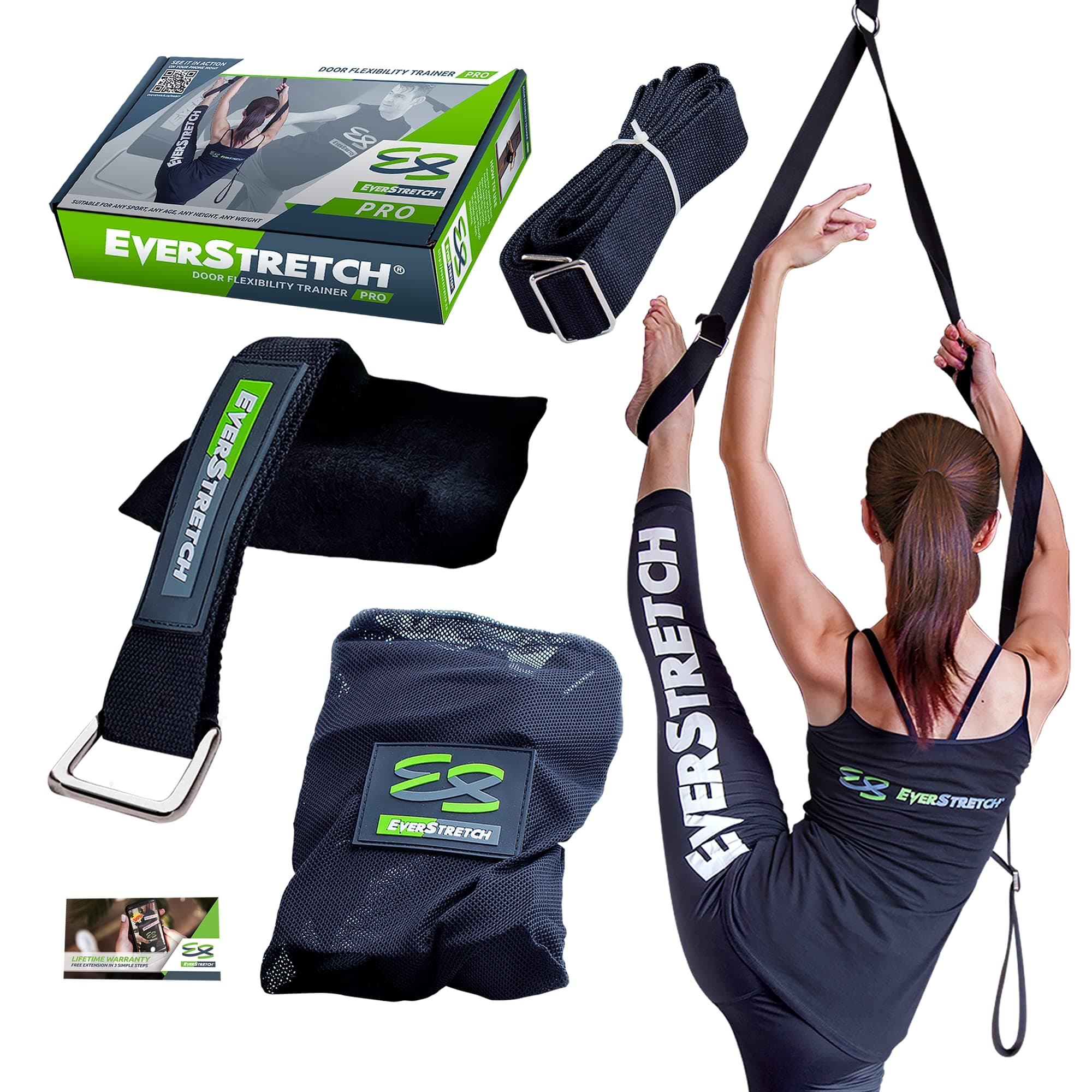 EverStretch Split Machine for Flexibility: Get More Flexible with The Door Flexibility Trainer PRO: Premium Stretching Equipment for Ballet, Dance, MMA, Taekwondo & Gymnastics.