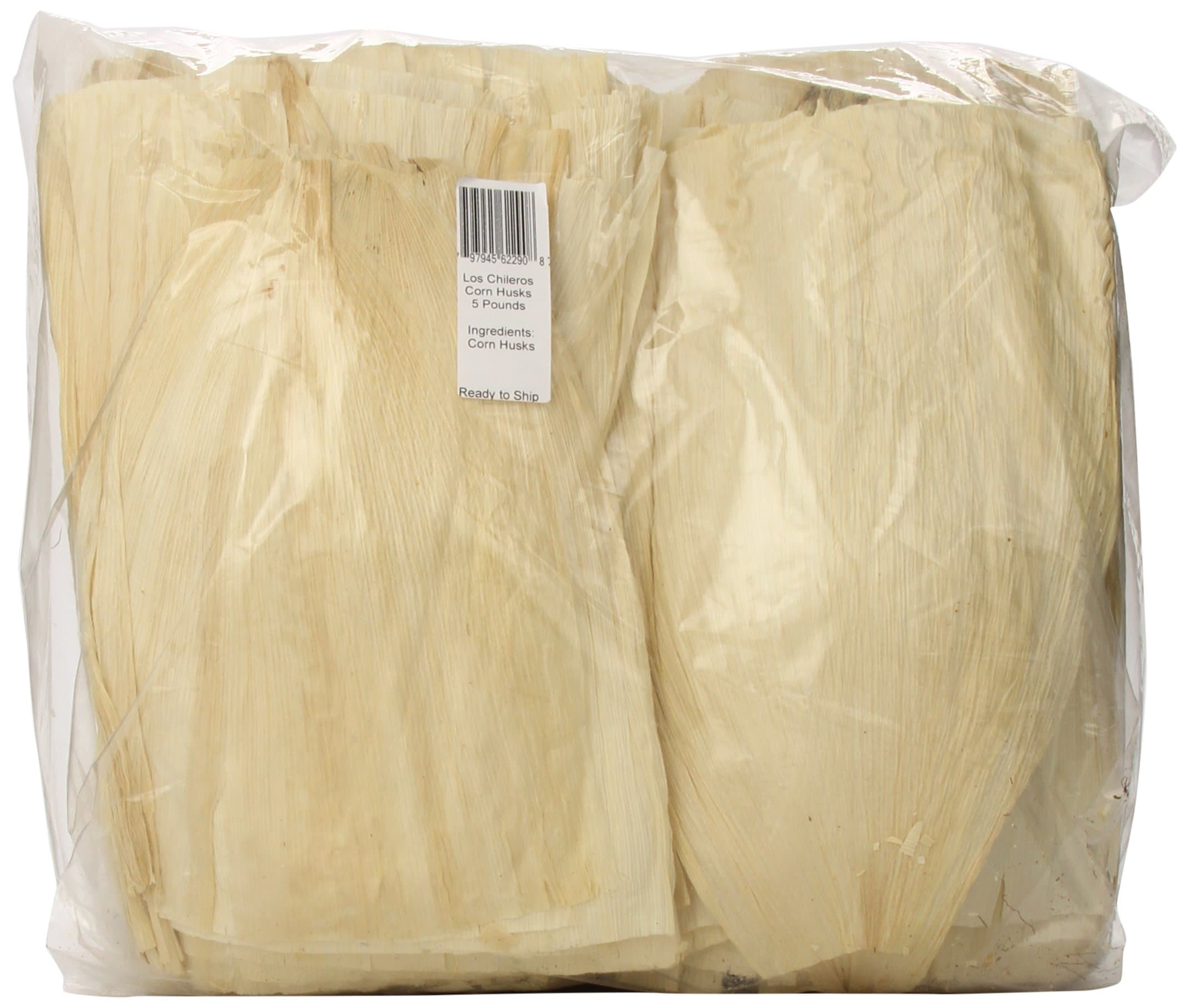 Los Chileros Corn Husks, 5 Pound