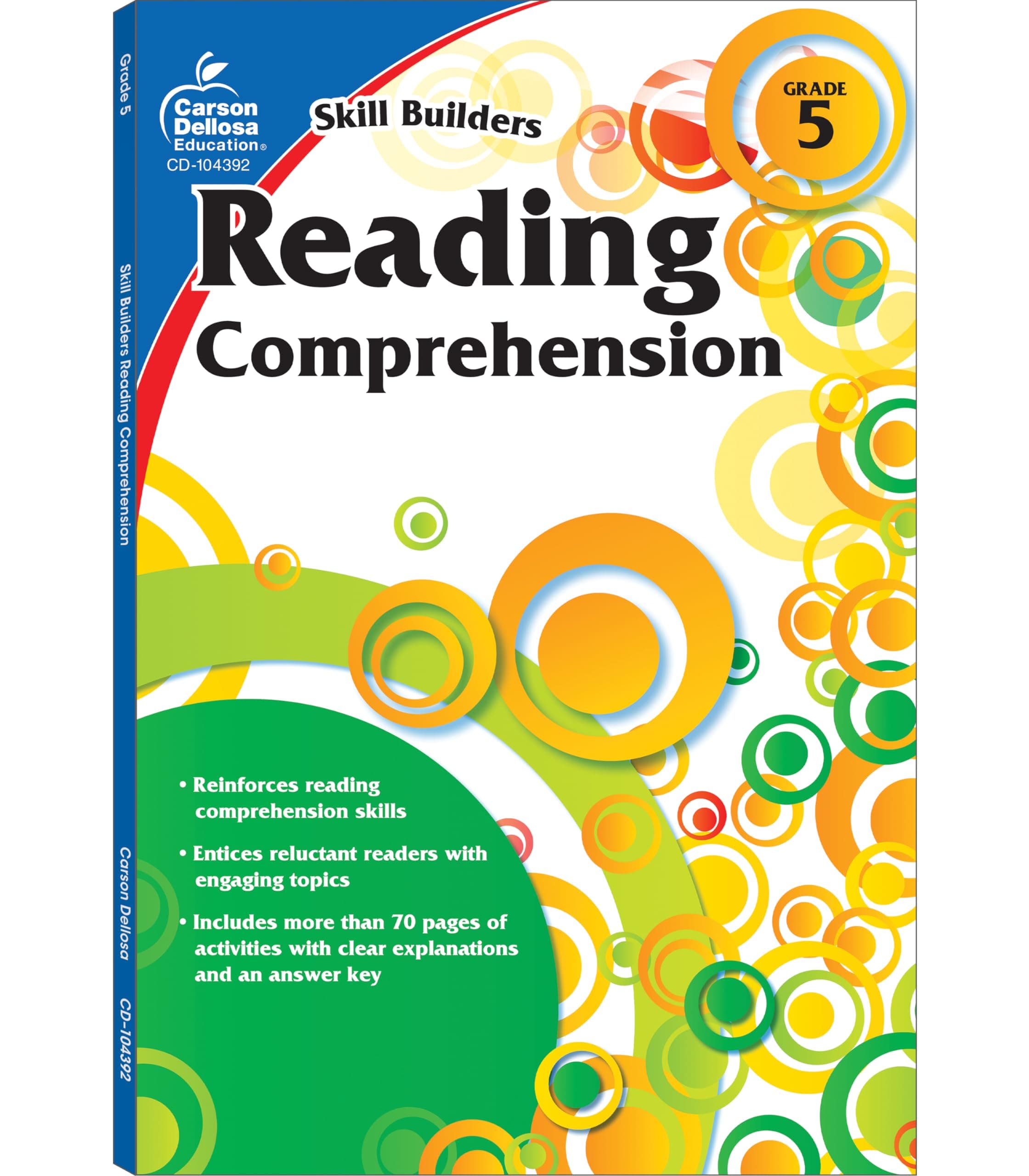 Carson Dellosa Skill Builders 5th Grade Reading Comprehension Workbook