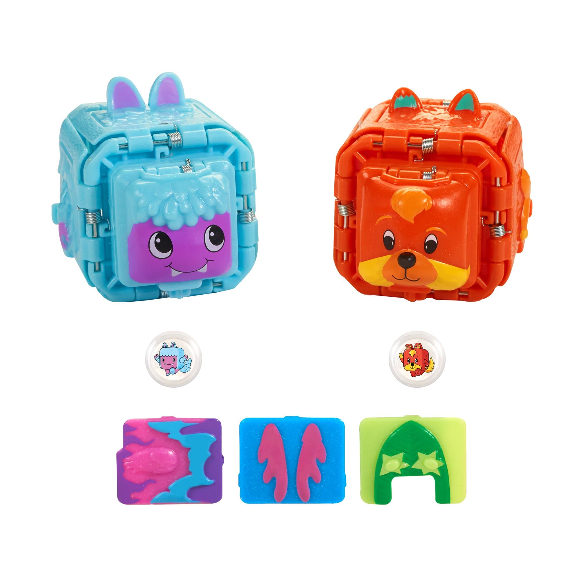 Kuroba Emberfox Vs. Avalawob Action Figures, Pink