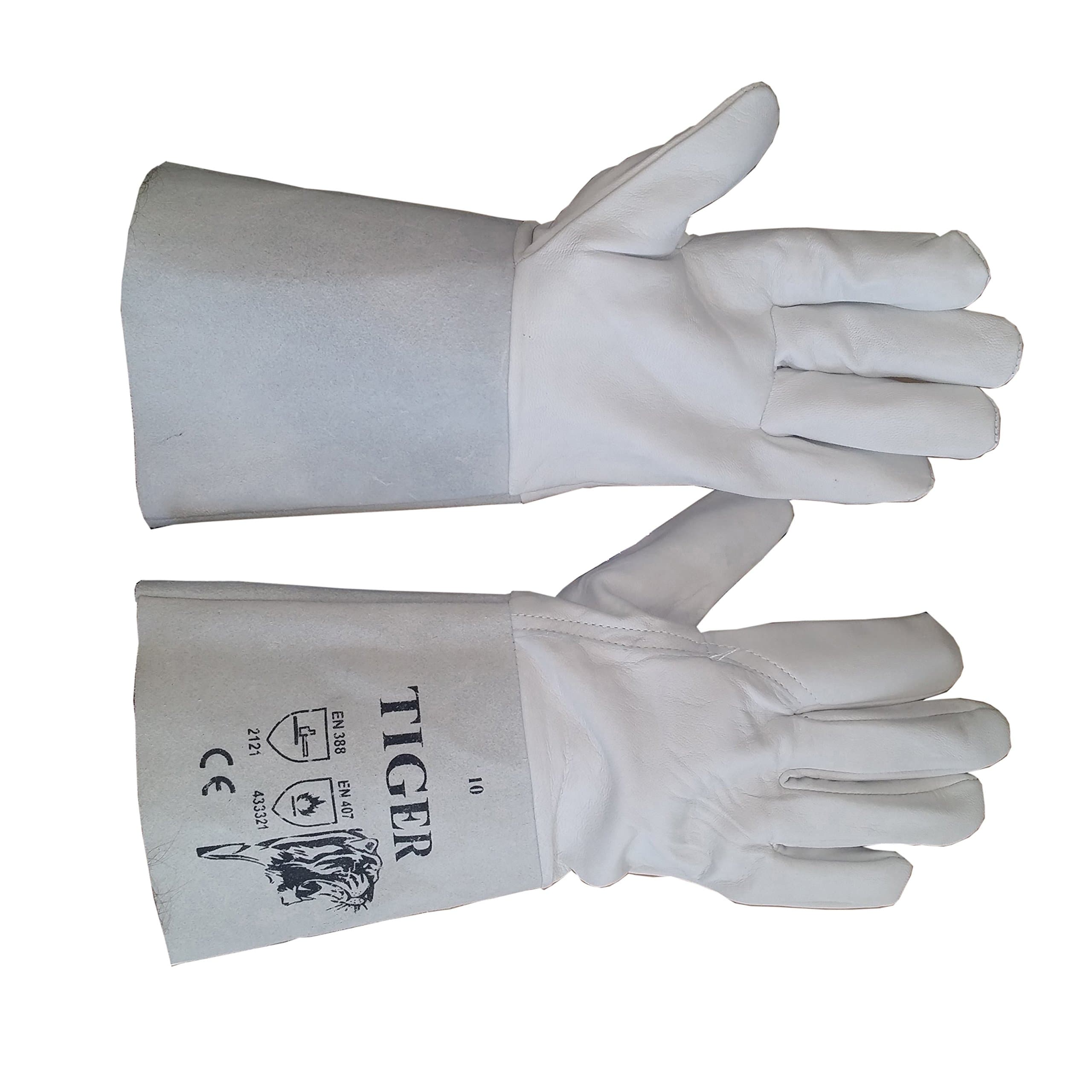 Cowhide and Split Leather Welding Work Gloves