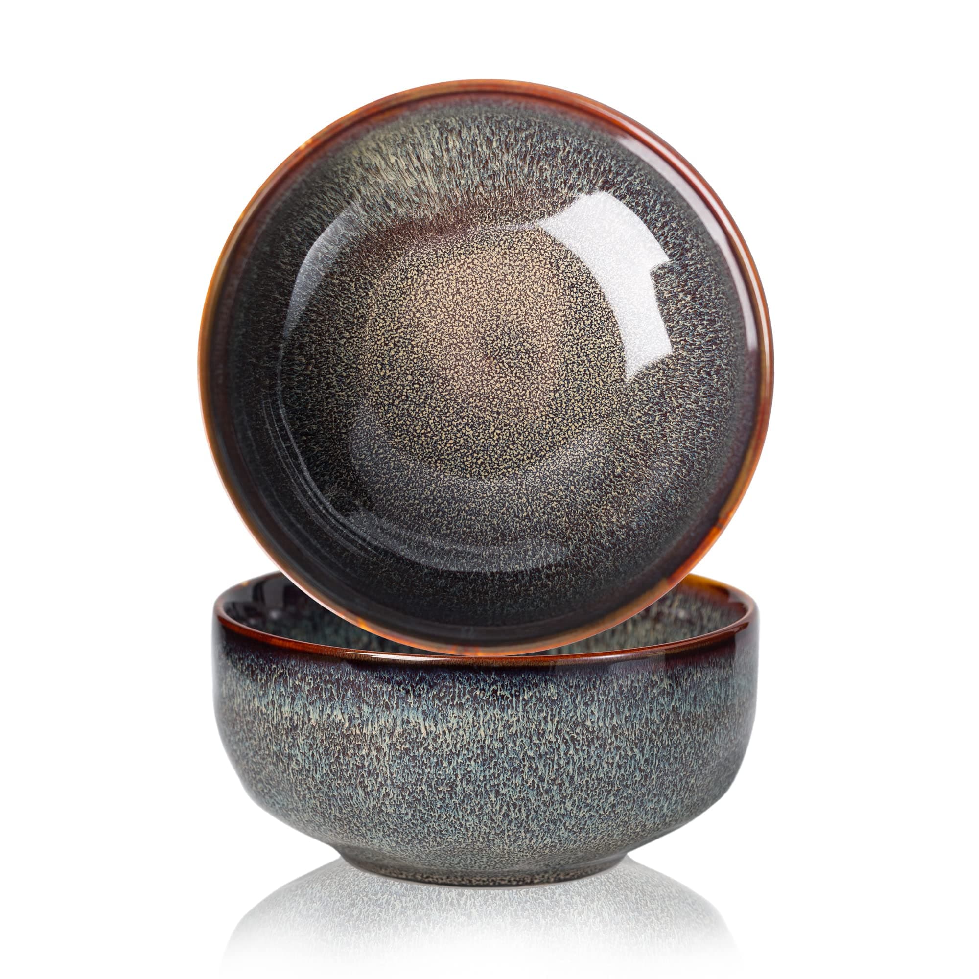 - 22 Ounce Serving Bowls Set - Ceramic Bowl Set of 2-5.75 inch for Salad, Soup,Cereal Bowls for Kitchen