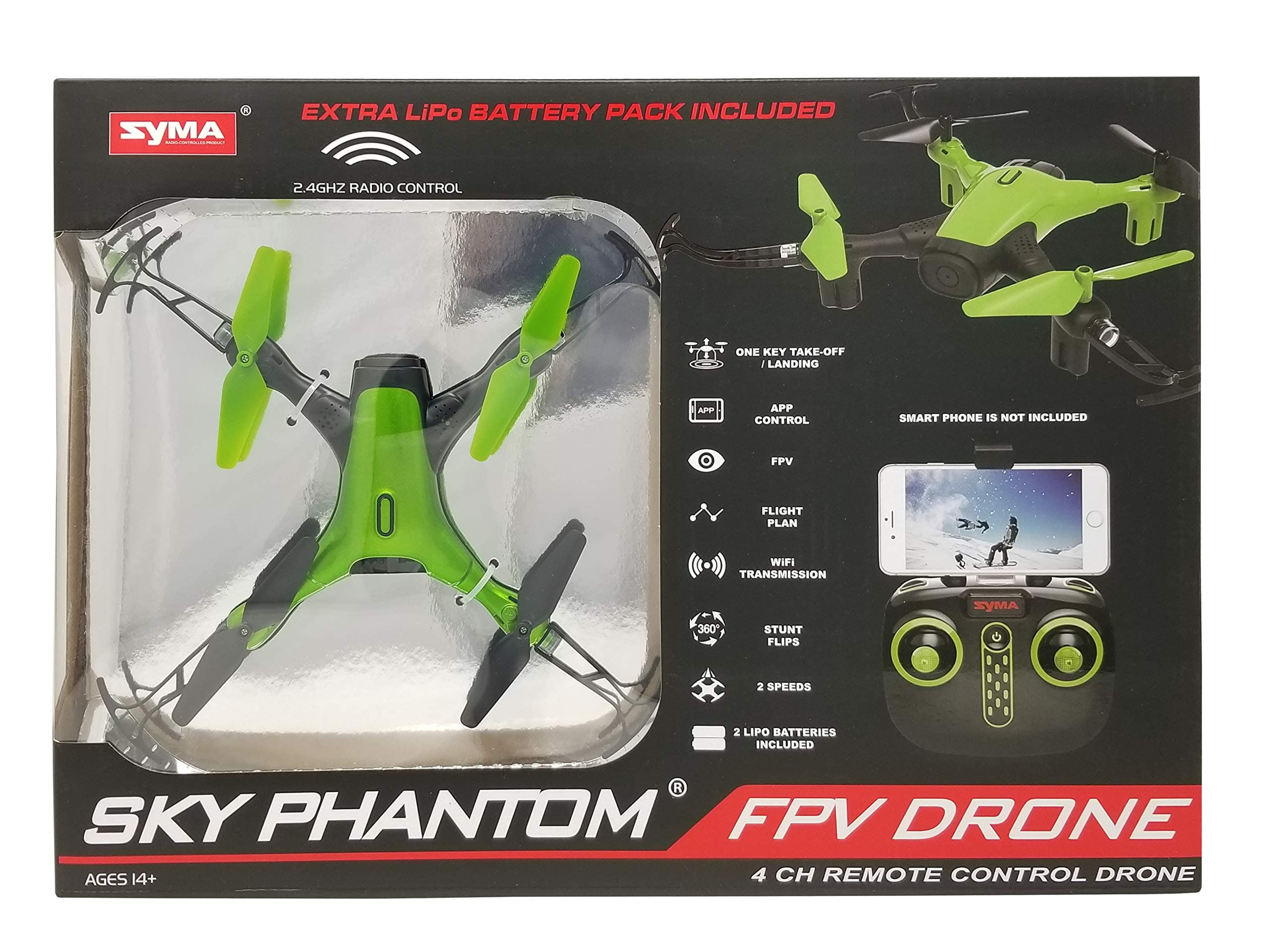 Phantom Sky WiFi FPV Drone-Green