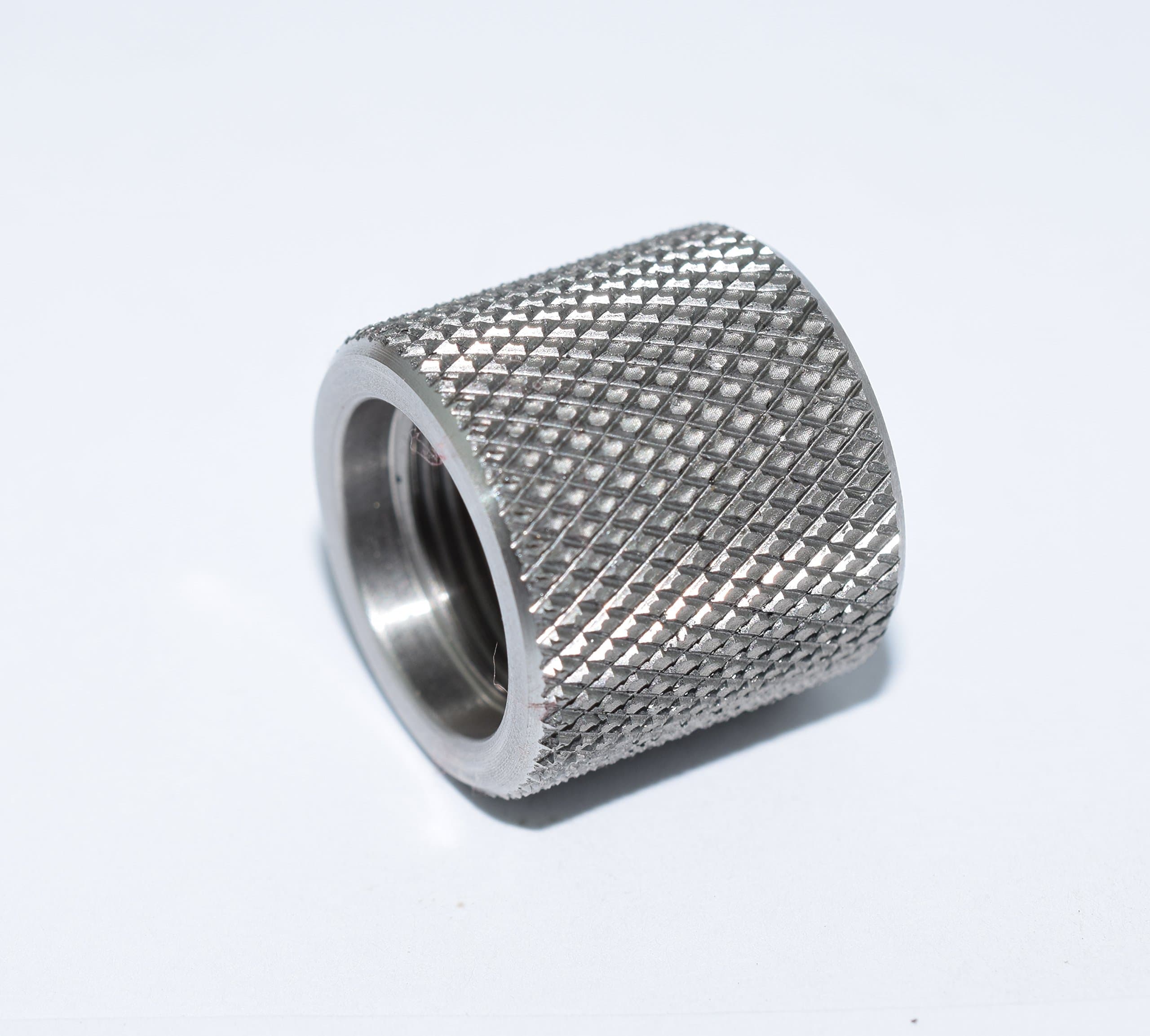 Down Range Products Barrel Thread Protector 1/2" X 28 .625 Long .730 Dia. Stainless #3121