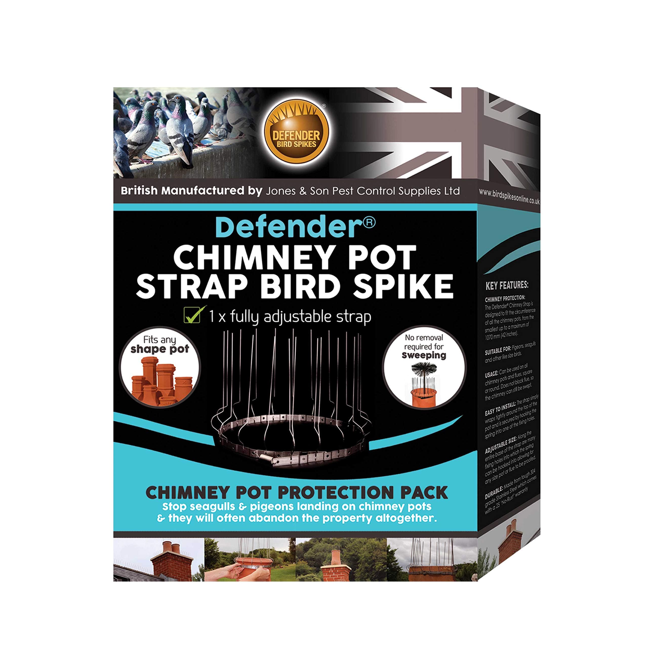 Defender Chimney Pot Strap