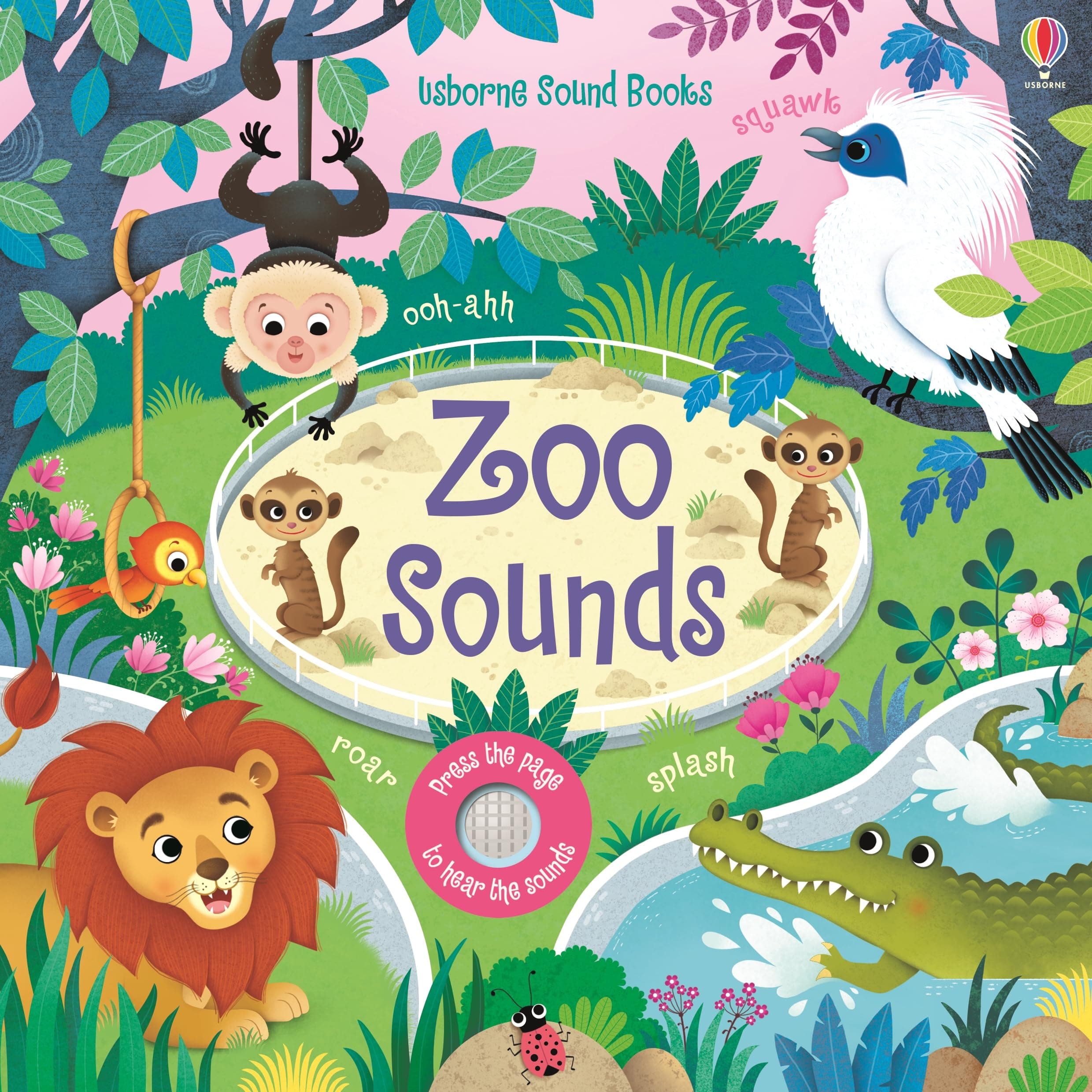 Zoo Sounds: A Colorful Interactive Book About Lions and Monkeys for Kids (Ages 3-5) (Sound Books)