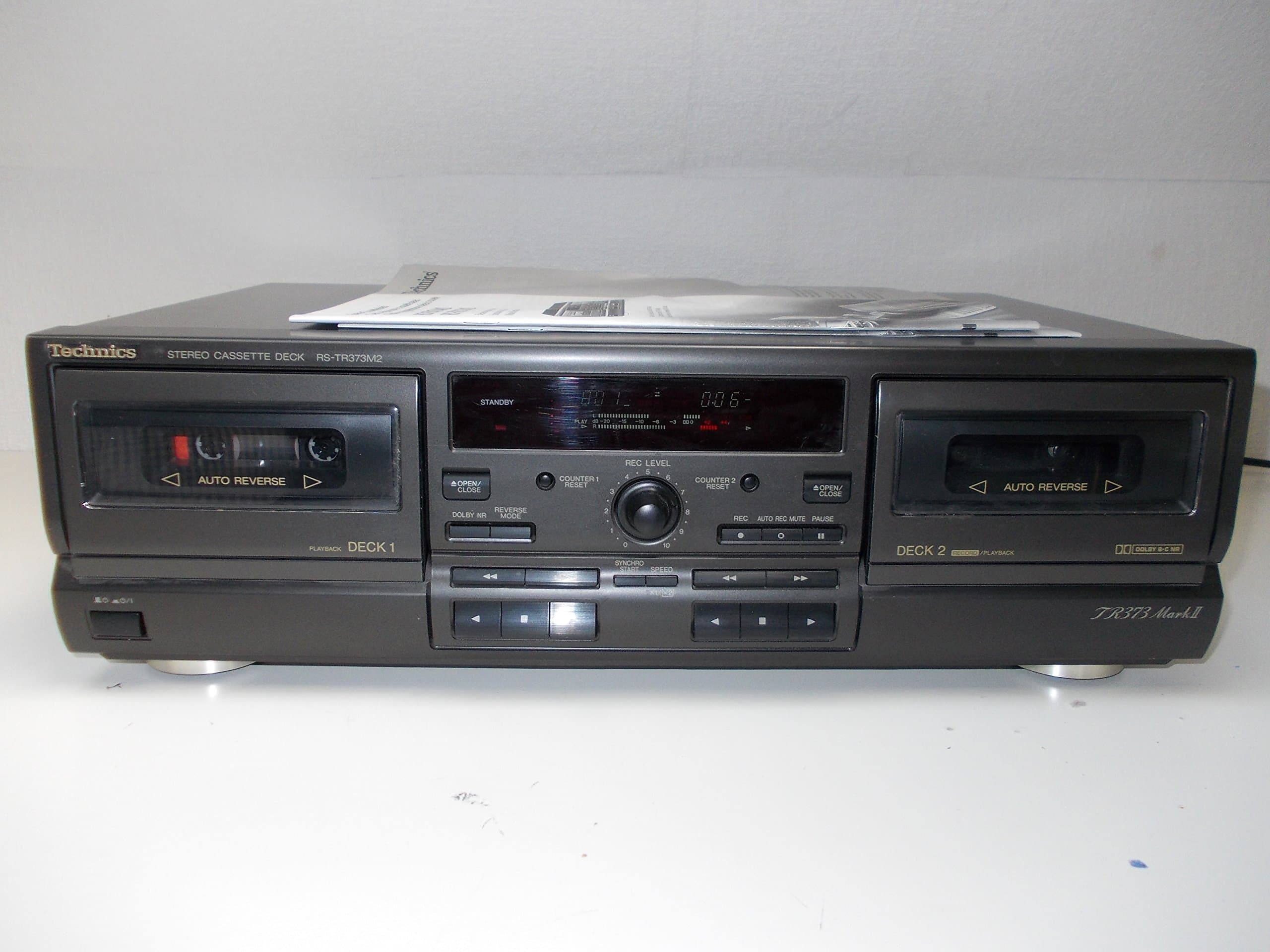 Technics RS-TR373M2 EG Black Cassette Deck